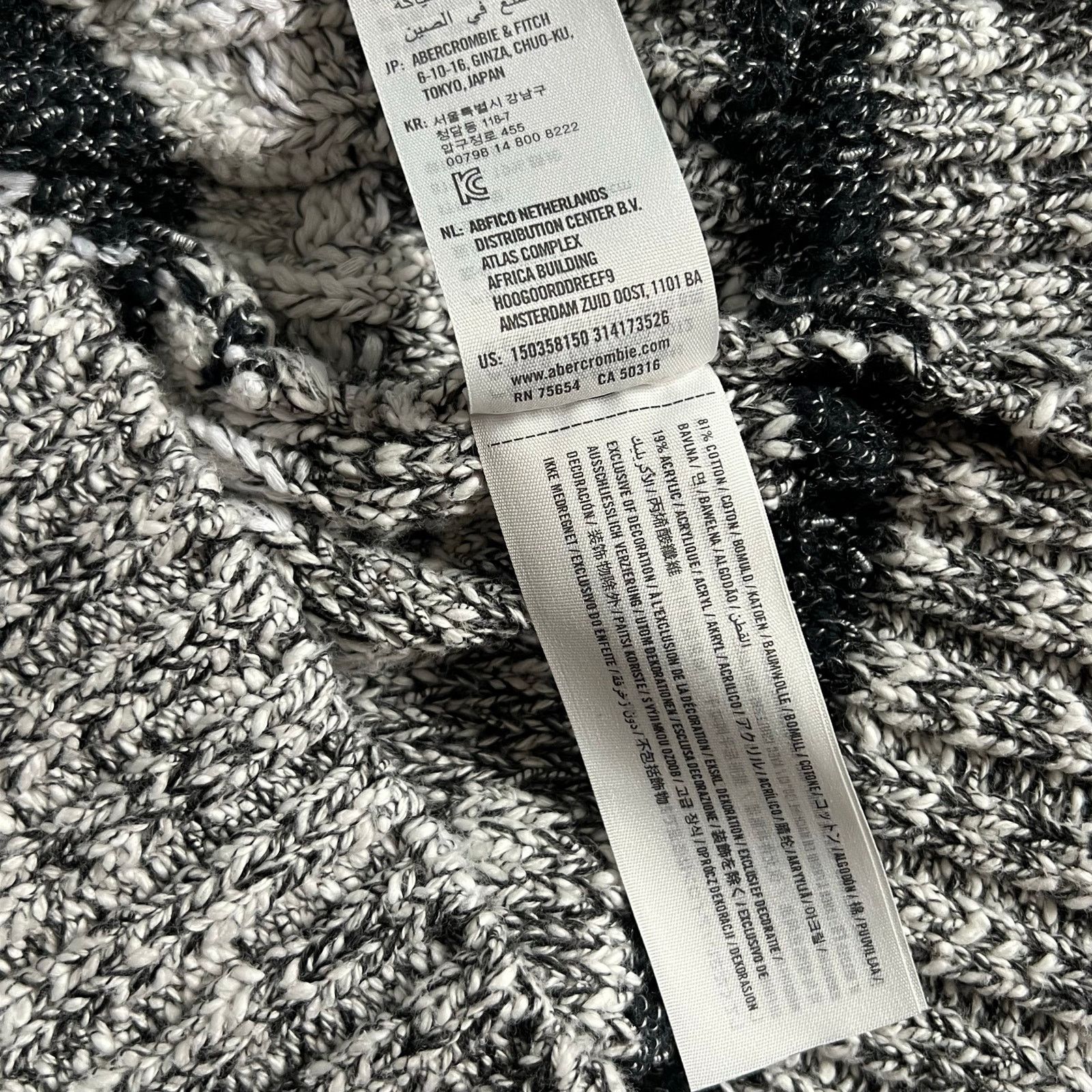Abercrombie & Fitch Abercrombie & Fitch Chunky Knit Cardigan Y2K Women M Sweater Size M / US 6-8 / IT 42-44 - 3 Thumbnail