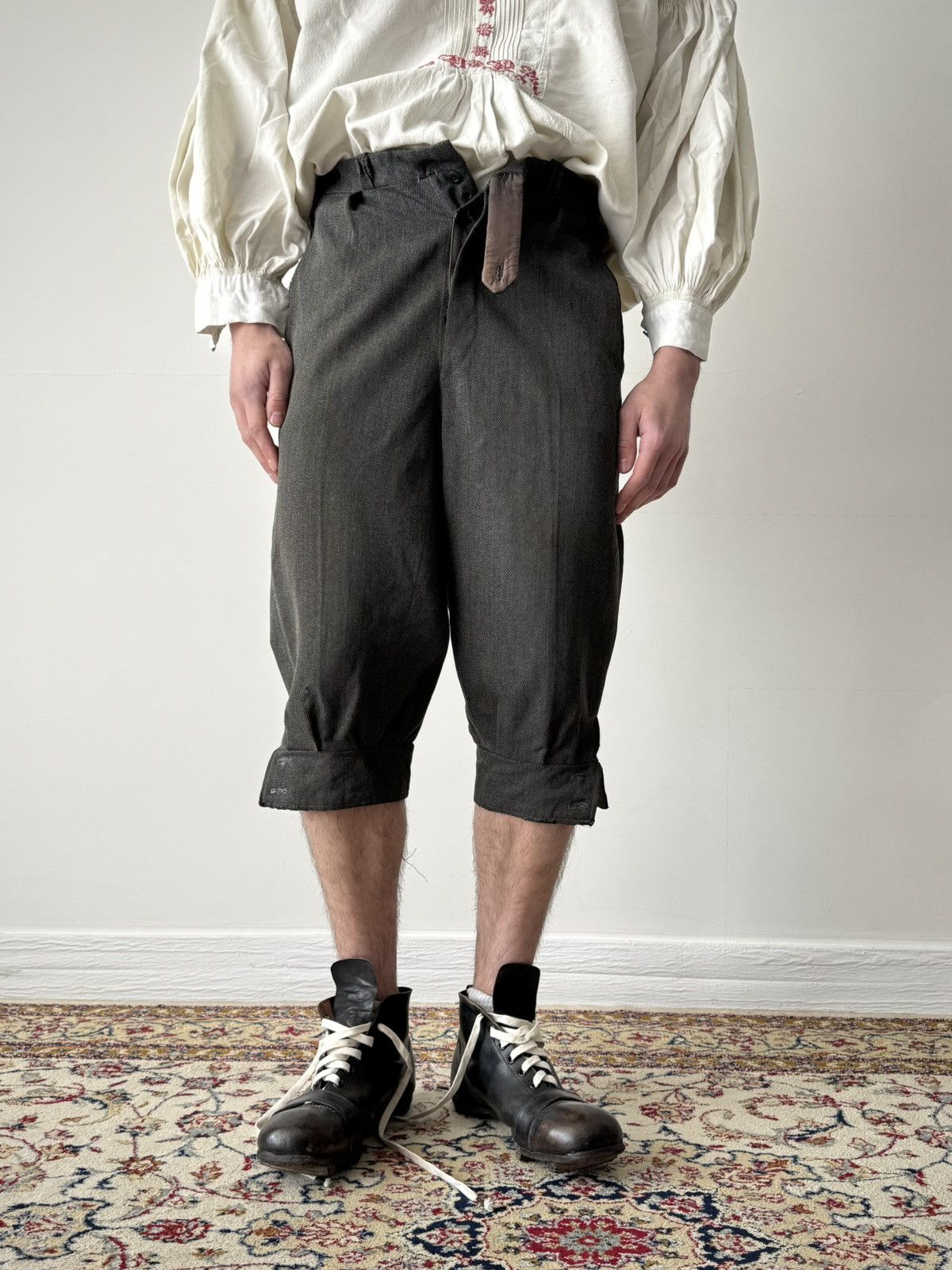 Vintage Vintage 1950s European Faded 'Plus Two' Breeks Size US 28 / EU 44 - 1 Thumbnail