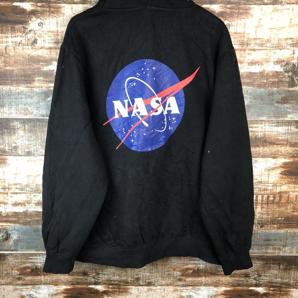 Nasa streetwear Black Hoodie #A2023