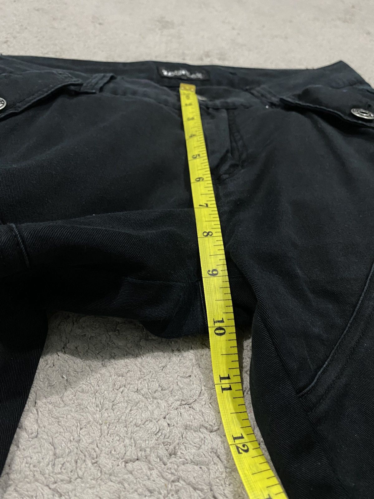 Japanese Brand LowBox Black Cargo Multipocket Flared Pants LGB Style Size US 32 / EU 48 - 20 Thumbnail