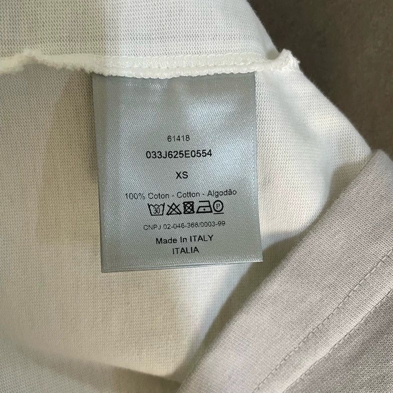 Dior Dior Gray chest logo short sleeves Size XS / US 0-2 / IT 36-38 - 6 Thumbnail