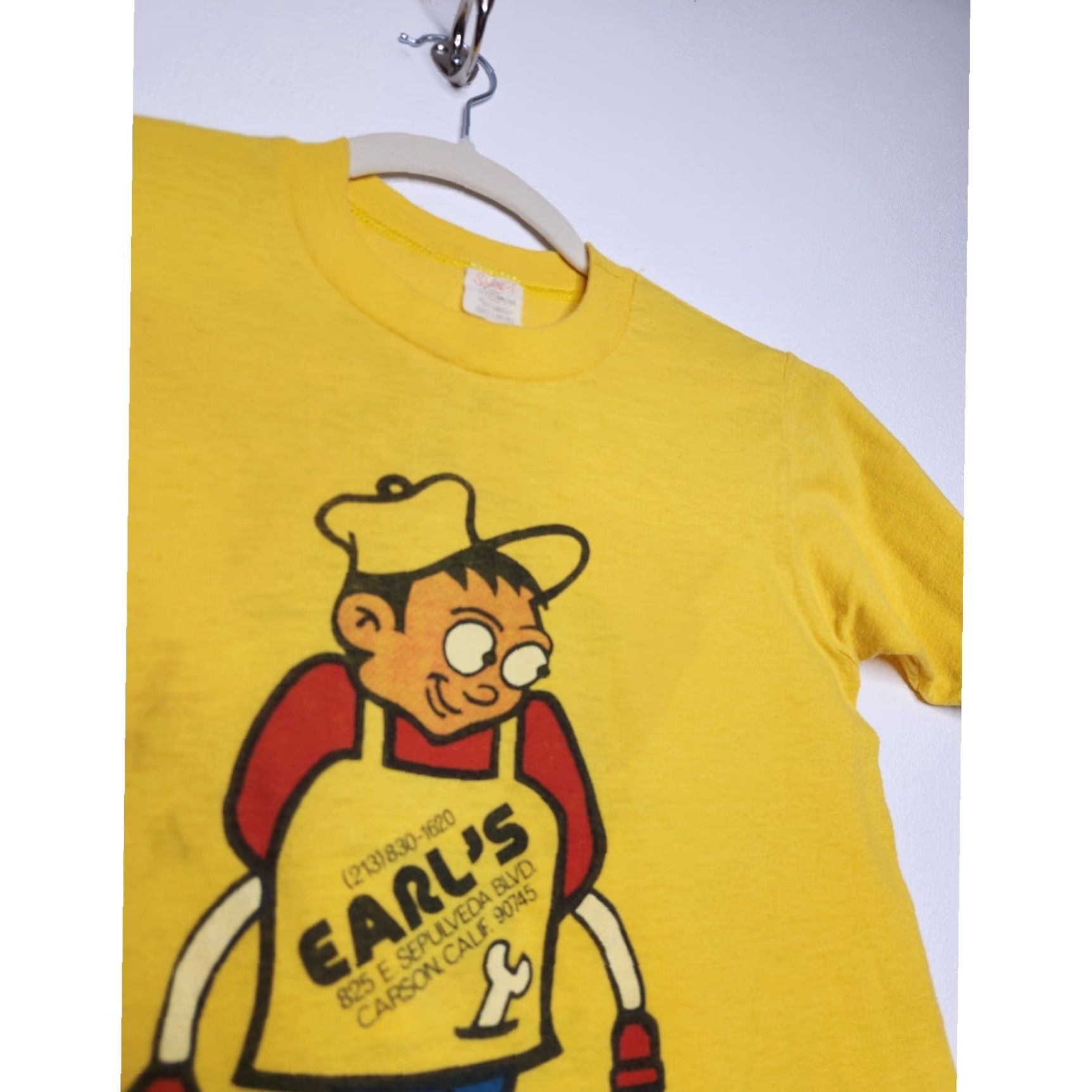 Doublet VINTAGE 70s Earls Plumbing California Double Sided Single Stitch Shirt Small Size US S / EU 44-46 / 1 - 5 Thumbnail