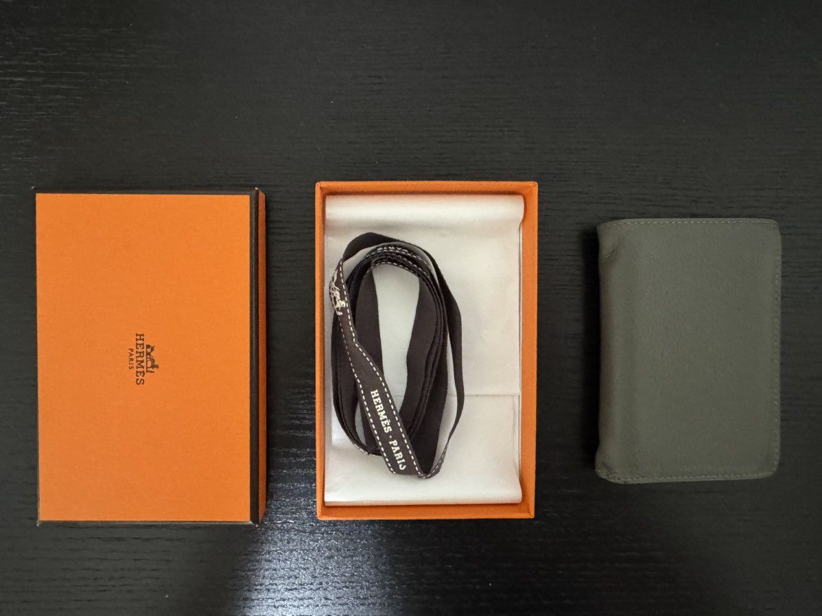 Hermes Hermes City MC2 Euclide Card Case Grey w/ Box Size ONE SIZE - 2 Thumbnail