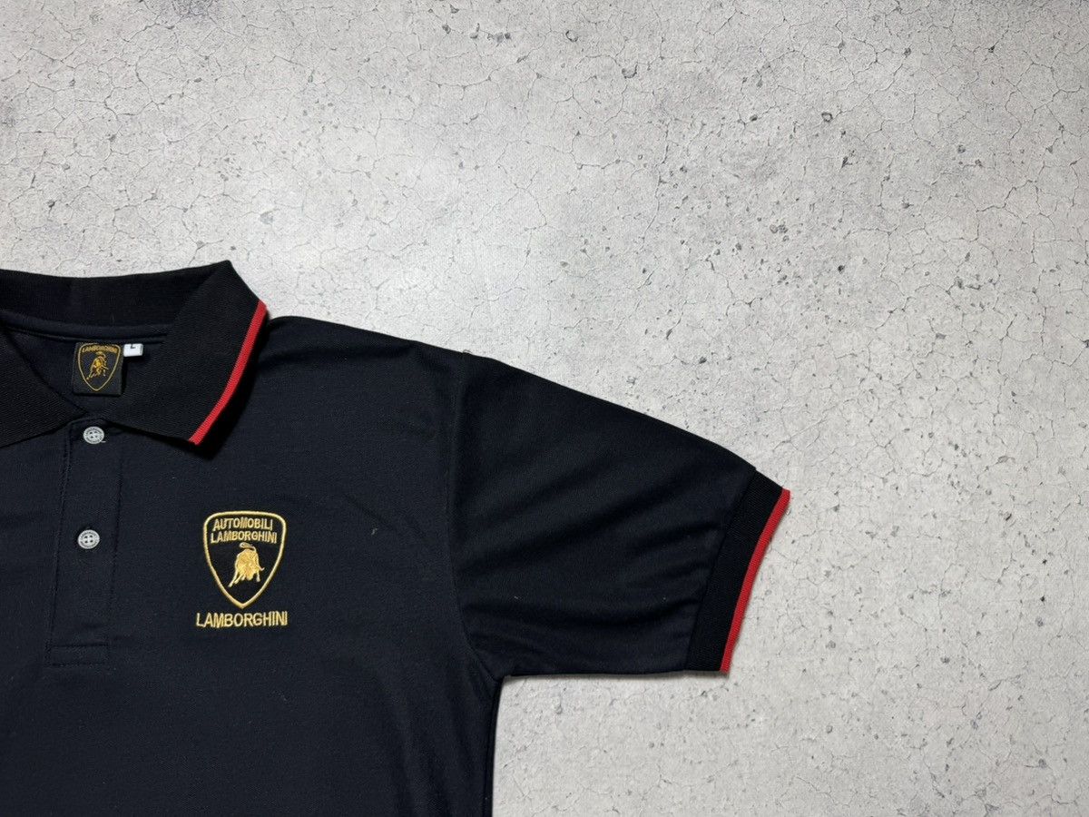 Lamborghini Lamborghini Racing Vintage Polo Shirt Black Size L Size US L / EU 52-54 / 3 - 3 Thumbnail