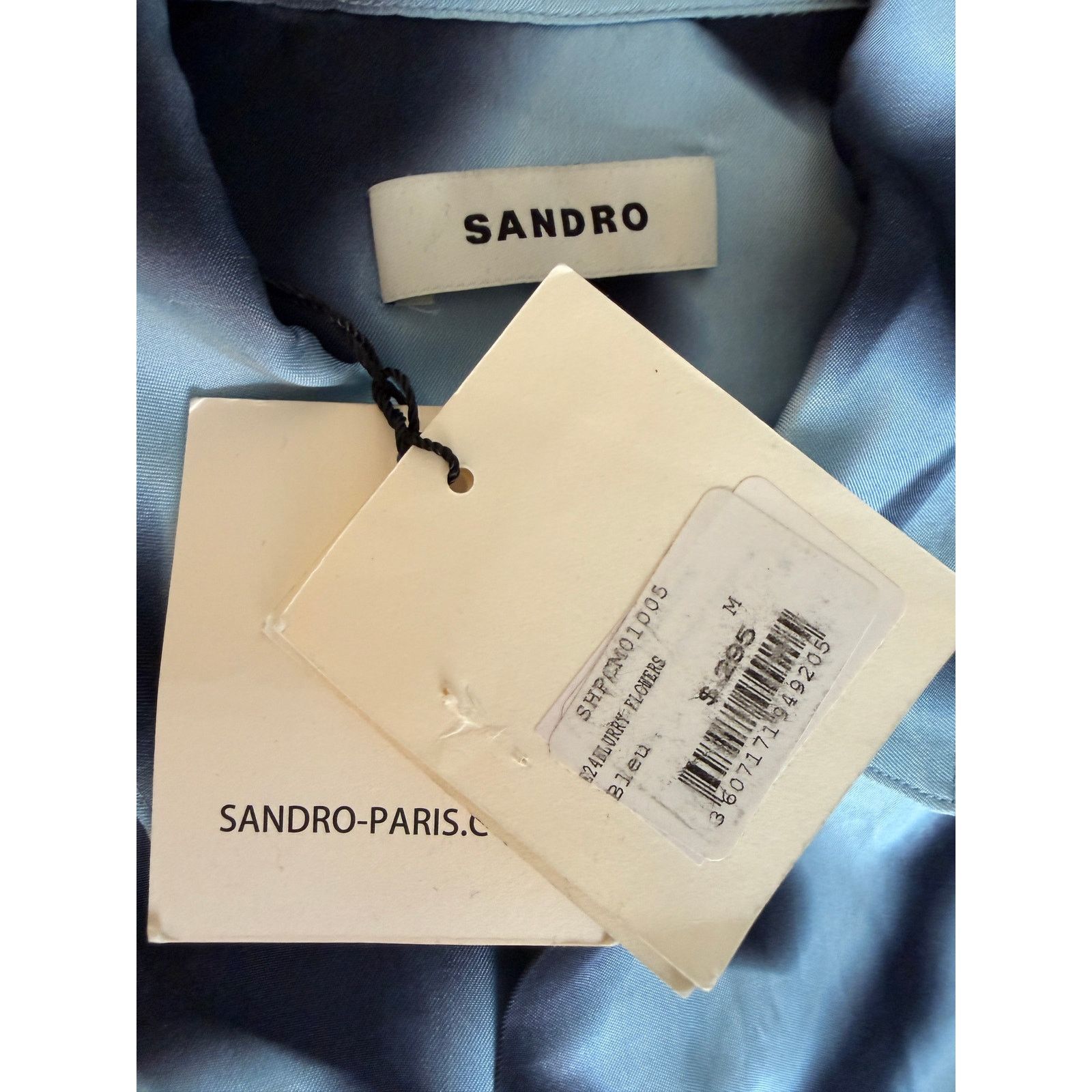Sandro Sandro NWT Floral-Print Short-Sleeve Shirt Size US M / EU 48-50 / 2 - 3 Thumbnail