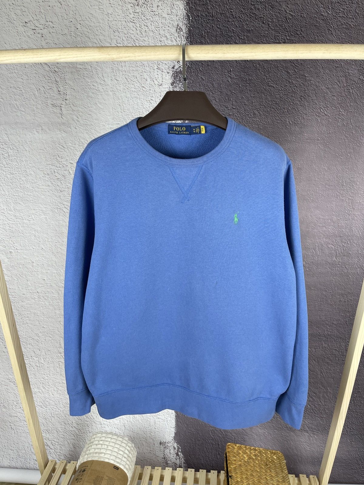Polo Ralph Lauren Polo Ralph Lauren blue sweatshirt small logo Size US XL / EU 56 / 4 - 1 Thumbnail