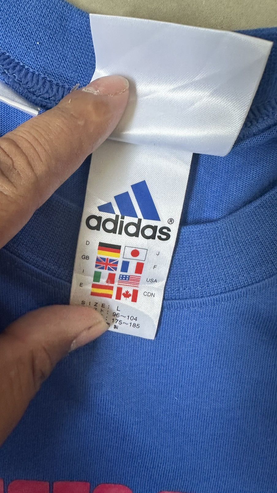 Adidas VINTAGE ADIDAS FANTASISTA SHUNSUKE JAPAN PLAYER TEE 2004 Size US M / EU 48-50 / 2 - 7 Thumbnail