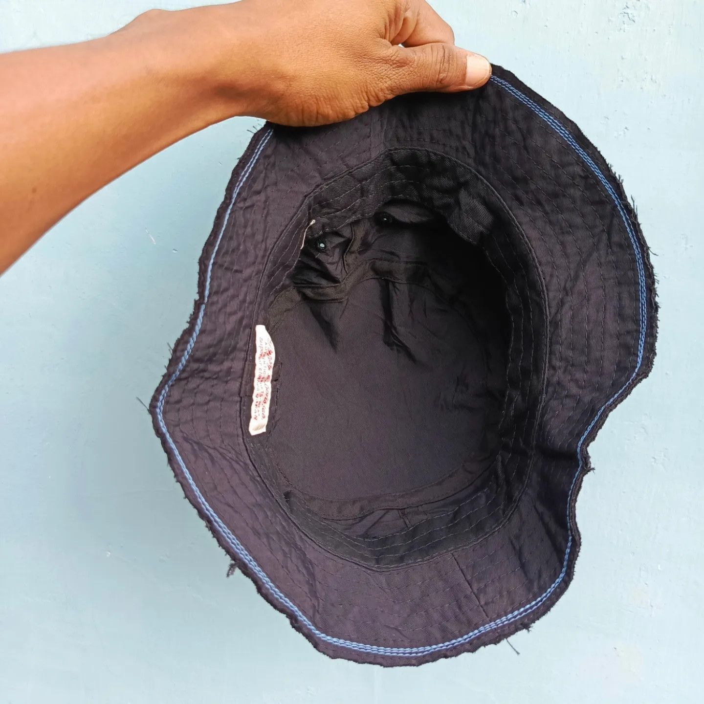 Gypsy Gypsy & Sons Bucket Hat Black Raw Edge Japan Brand Size 30 - 5 Thumbnail