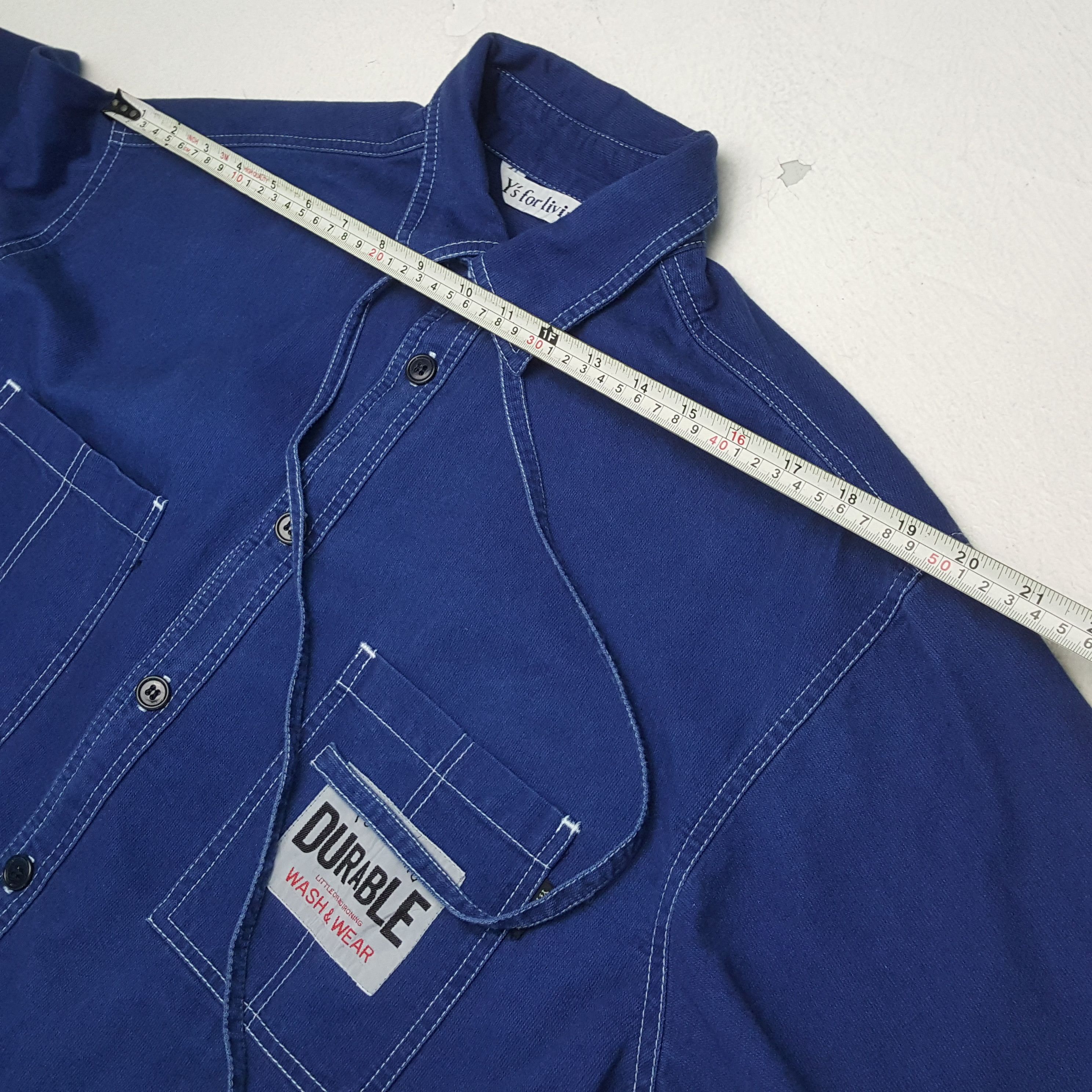 Yohji Yamamoto Y'S FOR LIVING by YOHJI YAMAMOTO Japanese Designer Jacket Size US XL / EU 56 / 4 - 4 Thumbnail