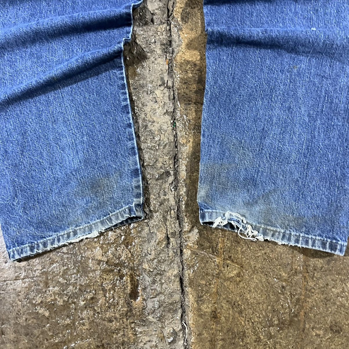 Carhartt × Vintage × Wrangler Crazy Y2K Carhartt Style Carpenter Jeans Workwear Skater Size US 34 / EU 50 - 4 Thumbnail