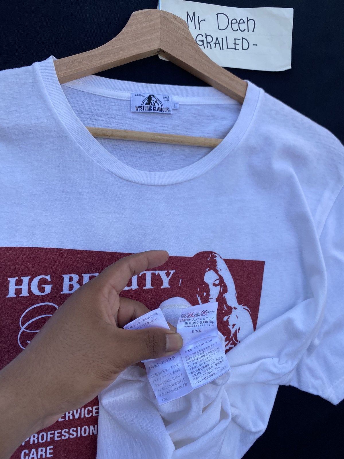 Hysteric Glamour Rare Hysteric Glamour Beauty Salon Tshirt Size US M / EU 48-50 / 2 - 14 Thumbnail