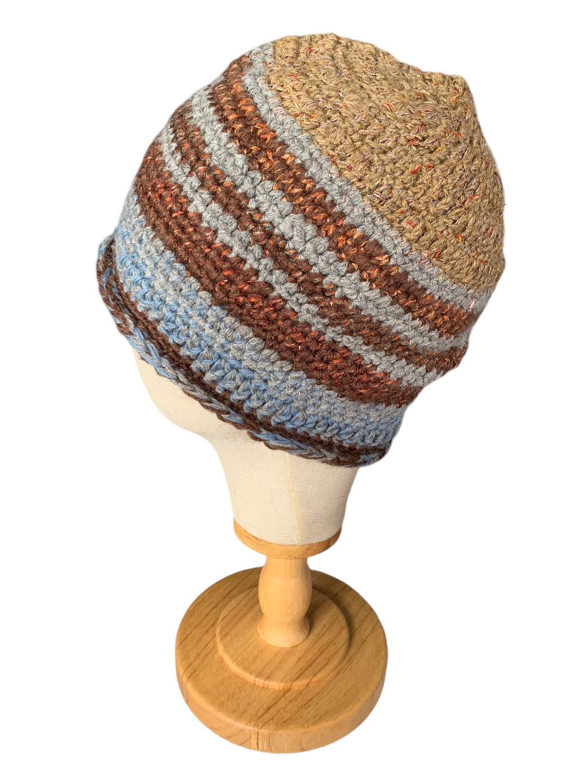 Japanese Brand × Kapital × Vintage Hippies Style Crochet knitted Beanie Hats Size ONE SIZE - 5 Thumbnail