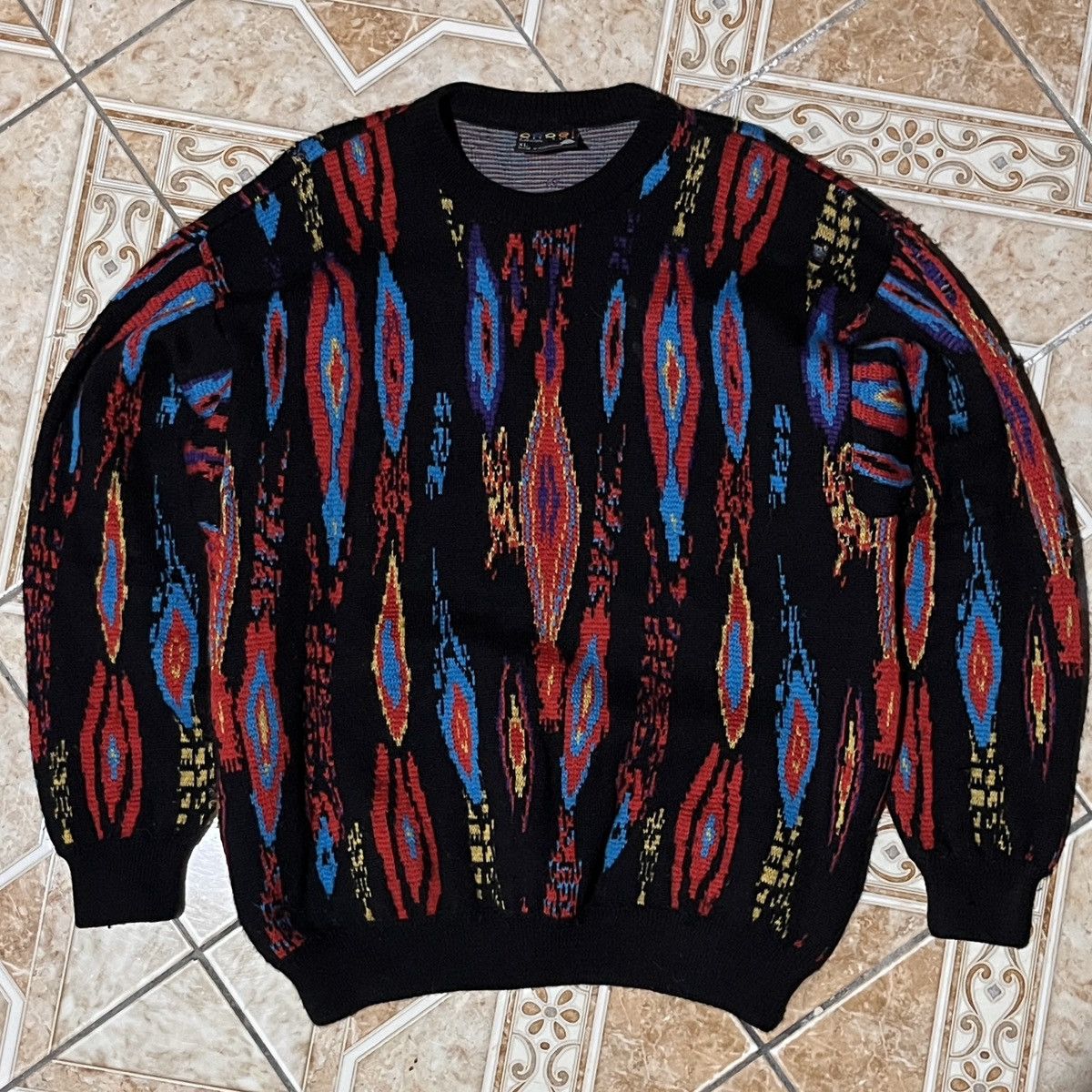 Vintage COOGI Wool Sweater XL Rare ‘90–‘93 Made in Australia