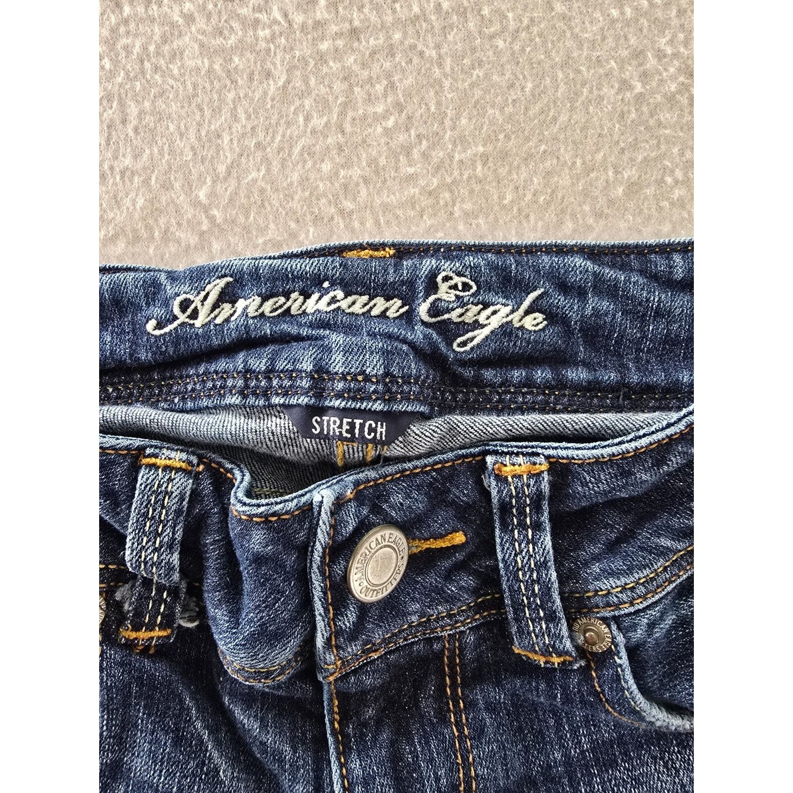 American Eagle Outfitters American Eagle Jeans Womens Size 6 Long Stretch Slim Boot Size 28" / US 6 / IT 42 - 9 Thumbnail