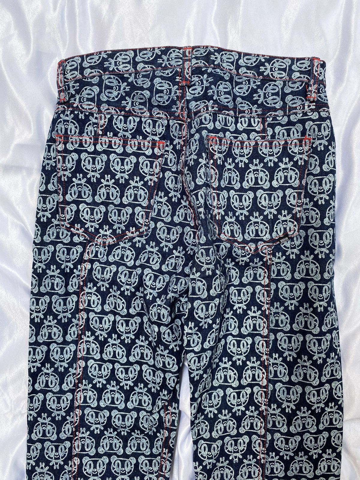Other Rare Lover House Full Print Denim Pants Size US 27 - 10 Thumbnail