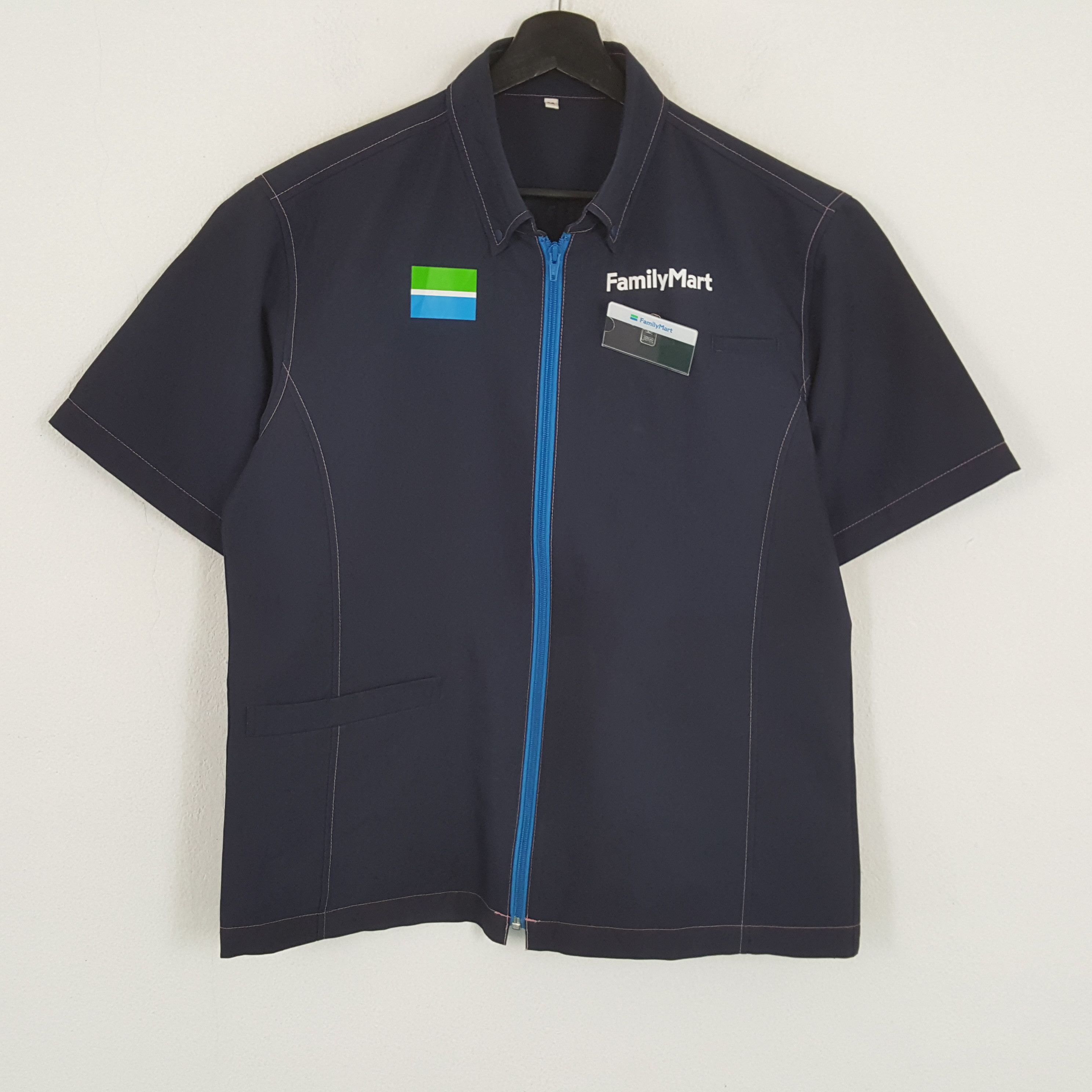 Japanese Brand × Vintage FAMILY MART Japanese Brand Workwear Uniform Jacket Size US M / EU 48-50 / 2 - 1 Thumbnail