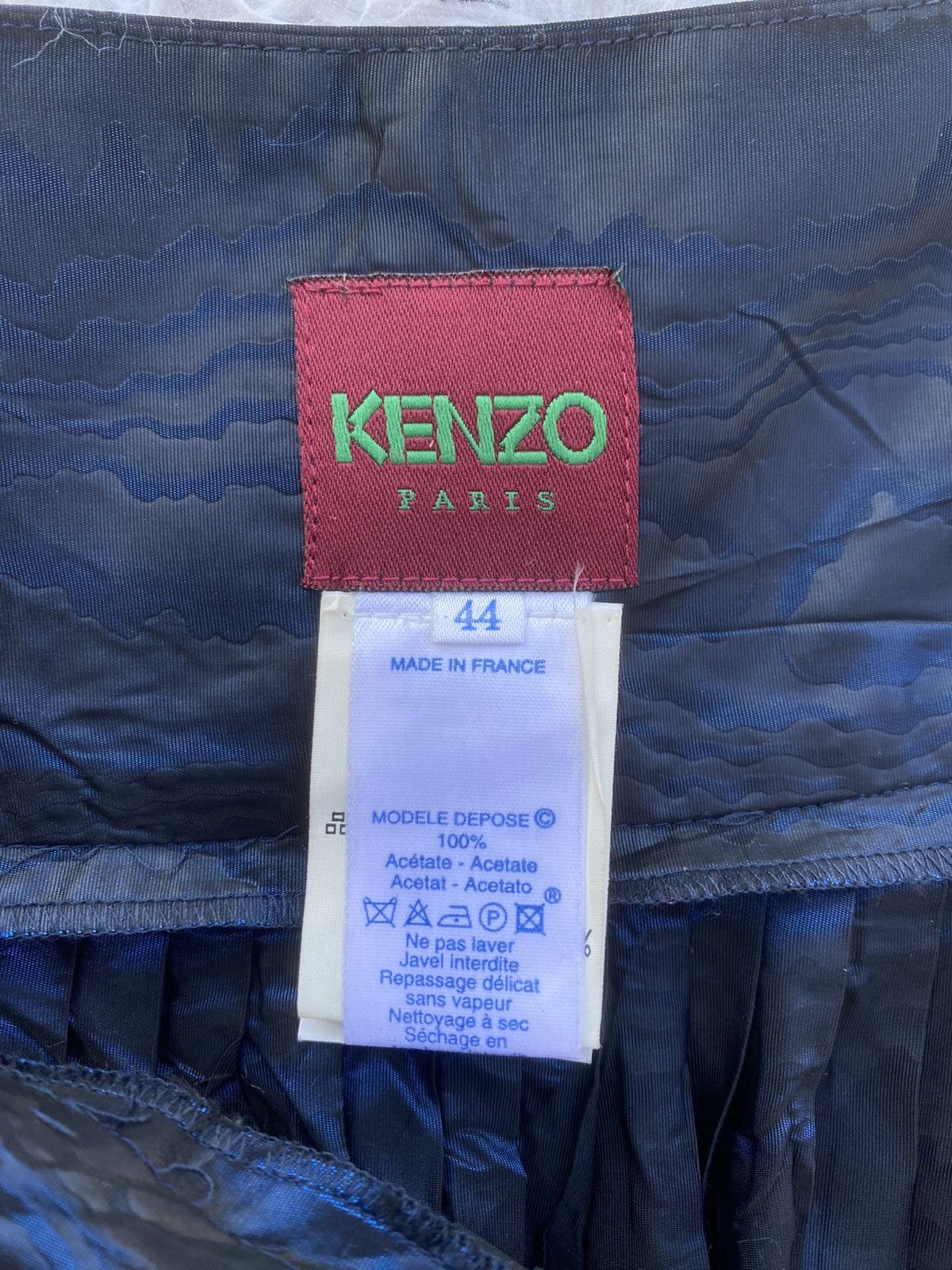 Kenzo Rare KENZO Pleated Midi Skirt Size 29" - 14 Thumbnail