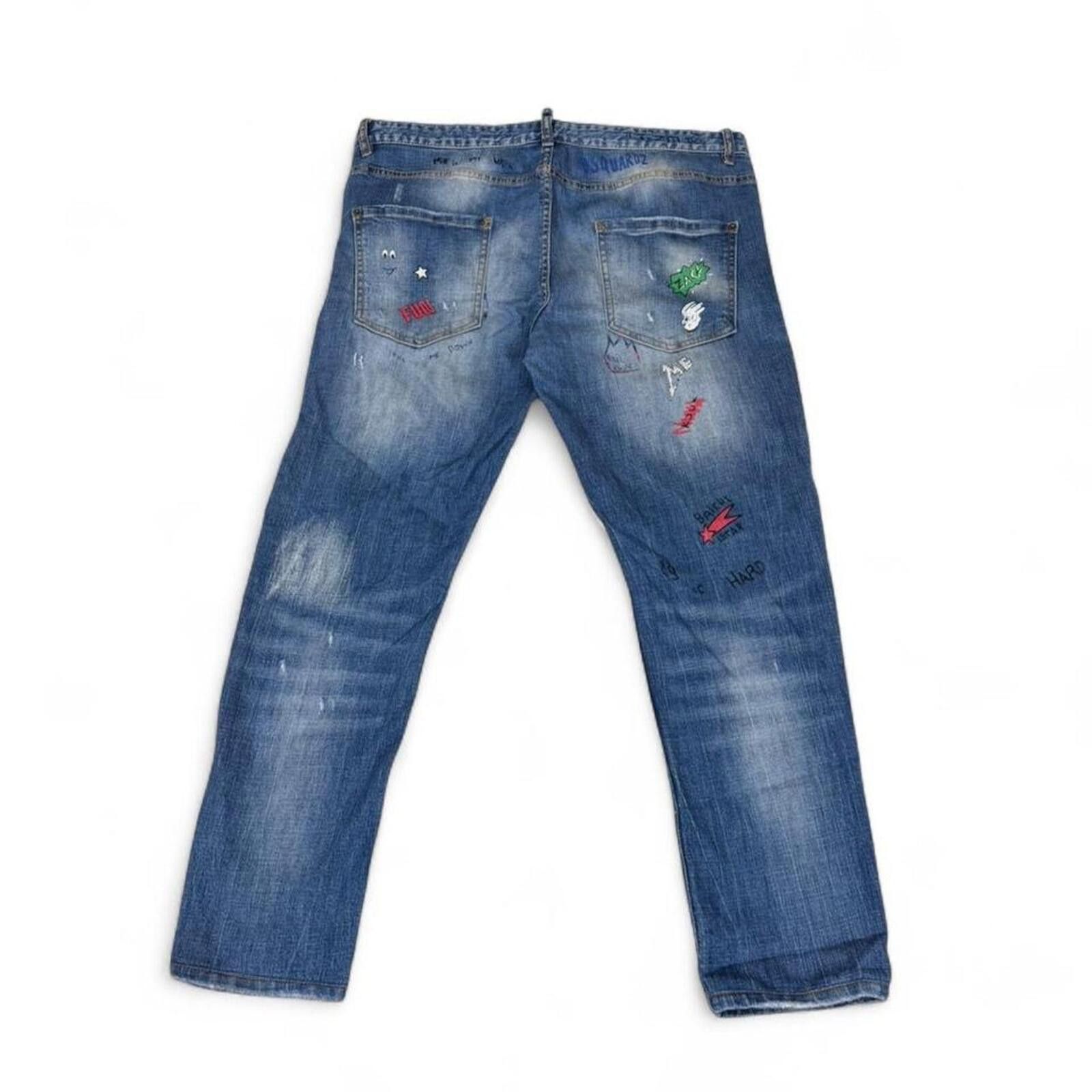 Dsquared2 DSQUARED2 denim jeans with unique design Size US 38 / EU 54 - 7 Thumbnail