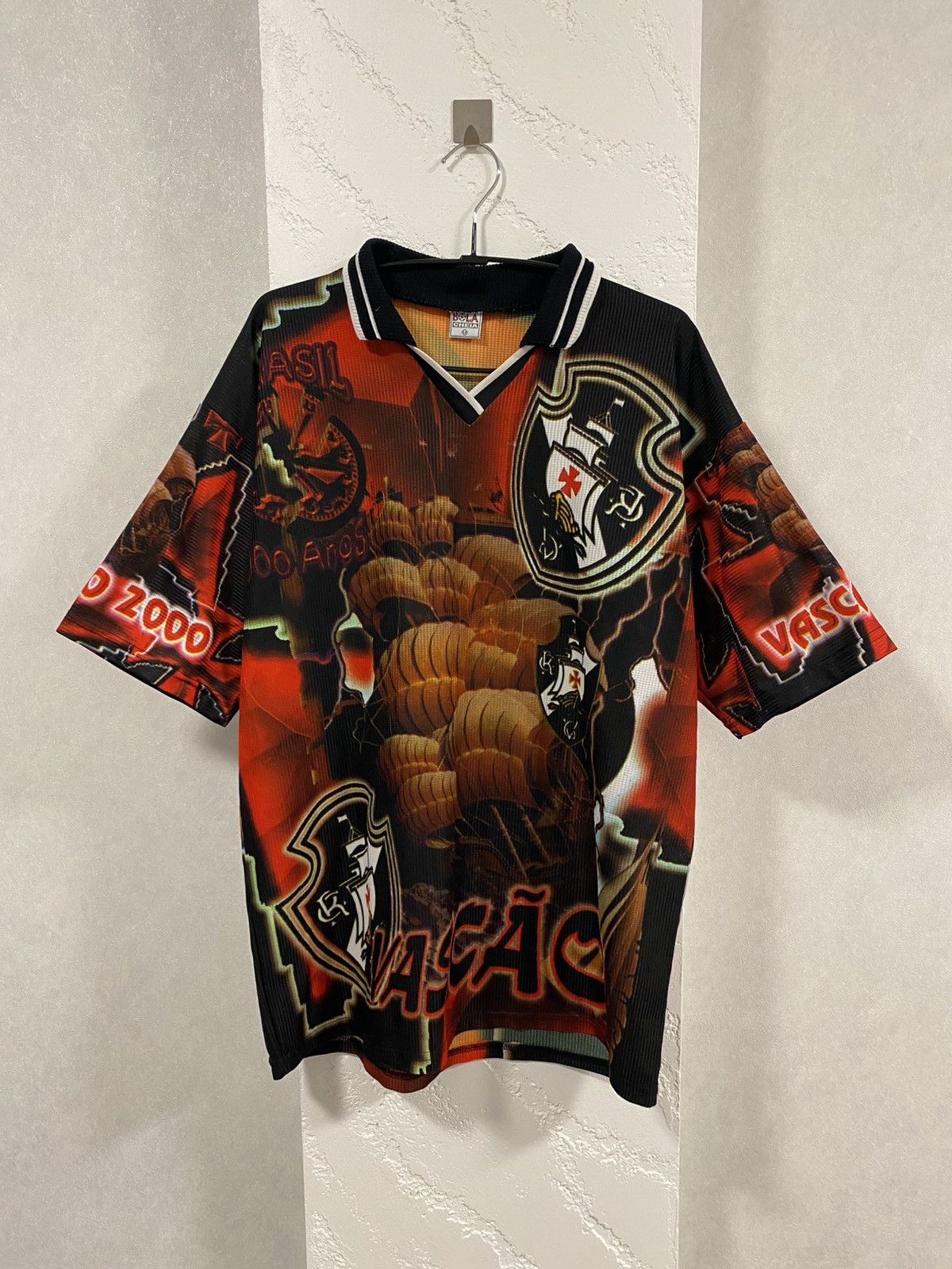 Other Vasco Da Gama Fan Version Ultras Soccer Jersey Rio 2000 Size US L / EU 52-54 / 3 - 1 Thumbnail