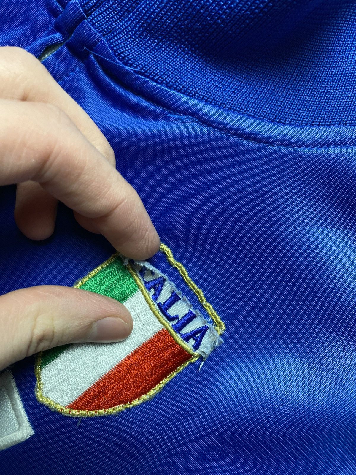 Other Vintage Italia track jacket big logo Italy stripes Size US M / EU 48-50 / 2 - 4 Thumbnail