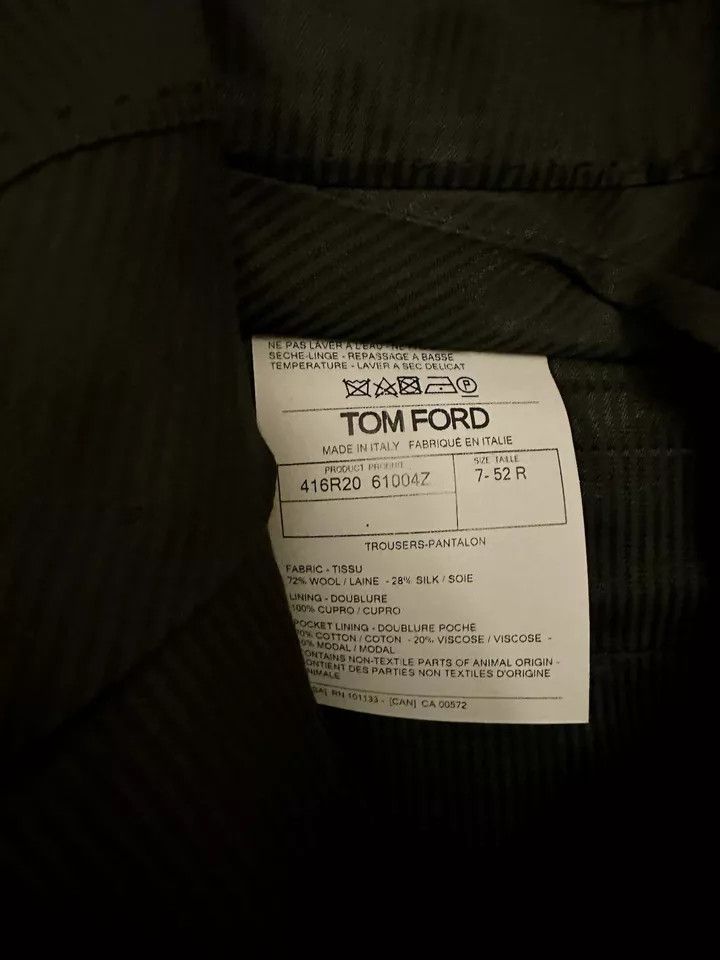 Tom Ford o1ebxxf0225 Suit Trousers Pant in Burgundy Size US 36 / EU 52 - 10 Thumbnail