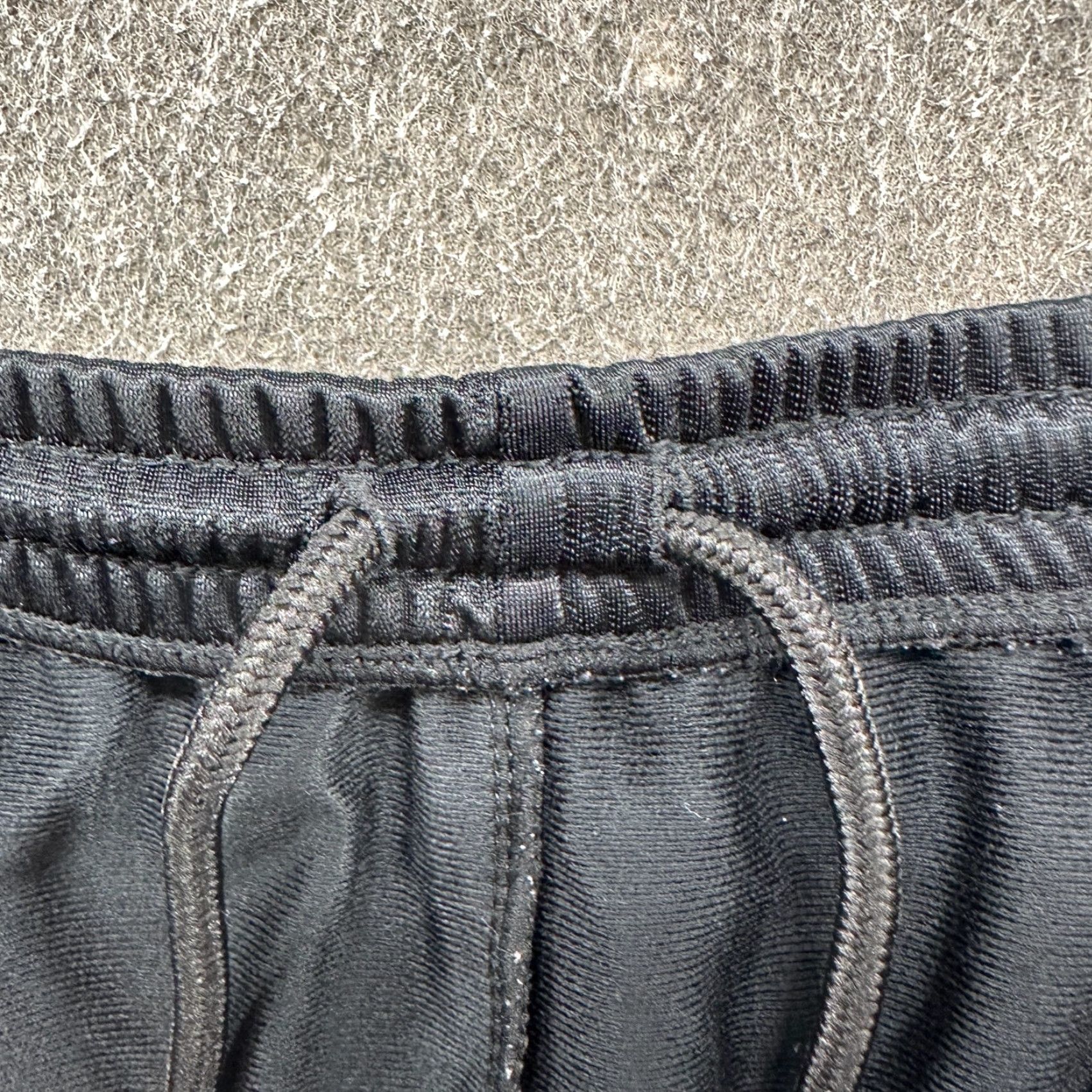 Kappa Kappa Pants Womens S Black Sweat Jogger Logo Tapered Leg Drawstring Skater Regular Fit Activewear Lounge Inseam 28in Size 29" - 6 Thumbnail