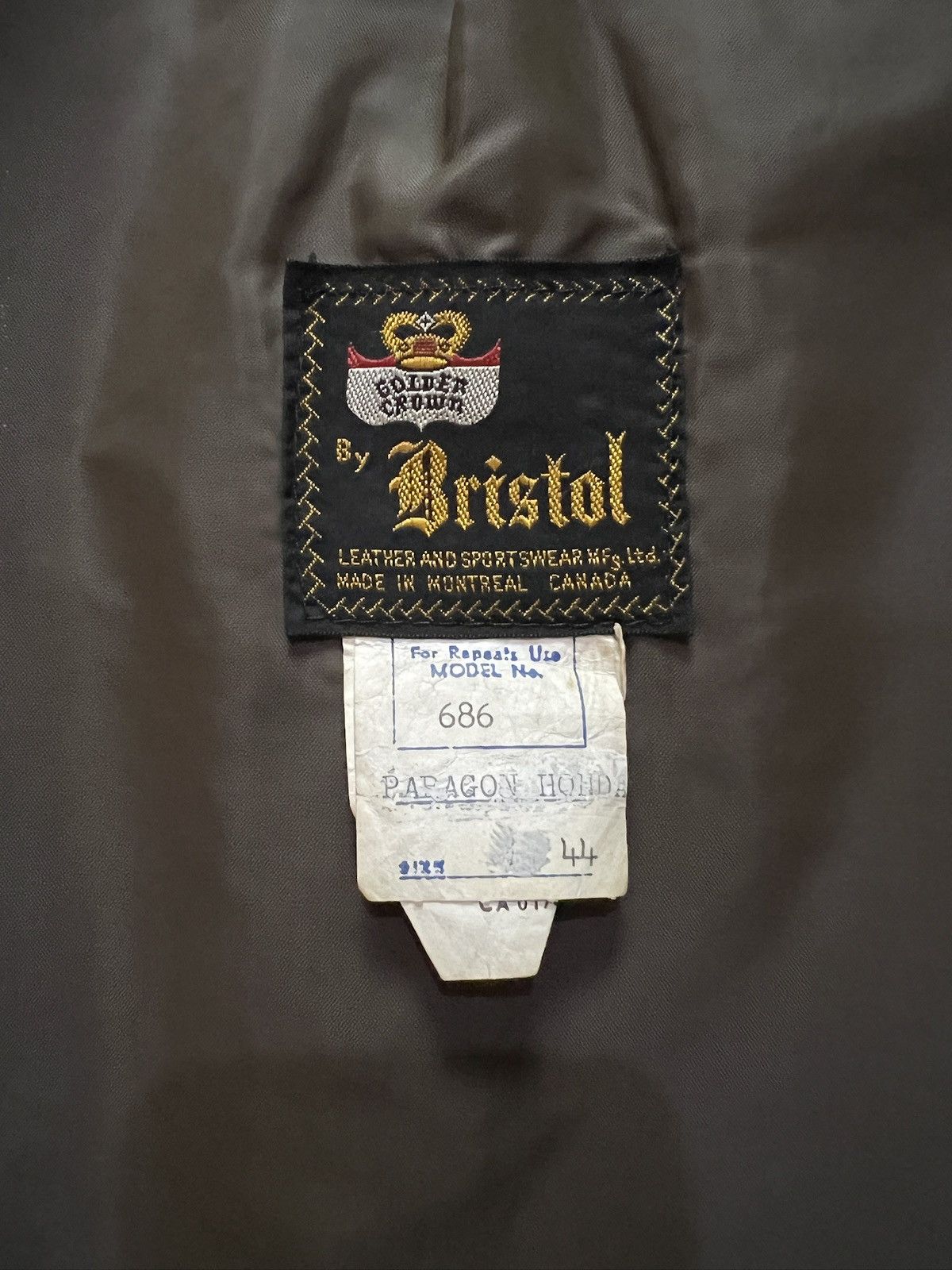 Bristol Studios × Schott × Vintage Bristol Cafe Racer Leather Jacket Size US L / EU 52-54 / 3 - 6 Thumbnail
