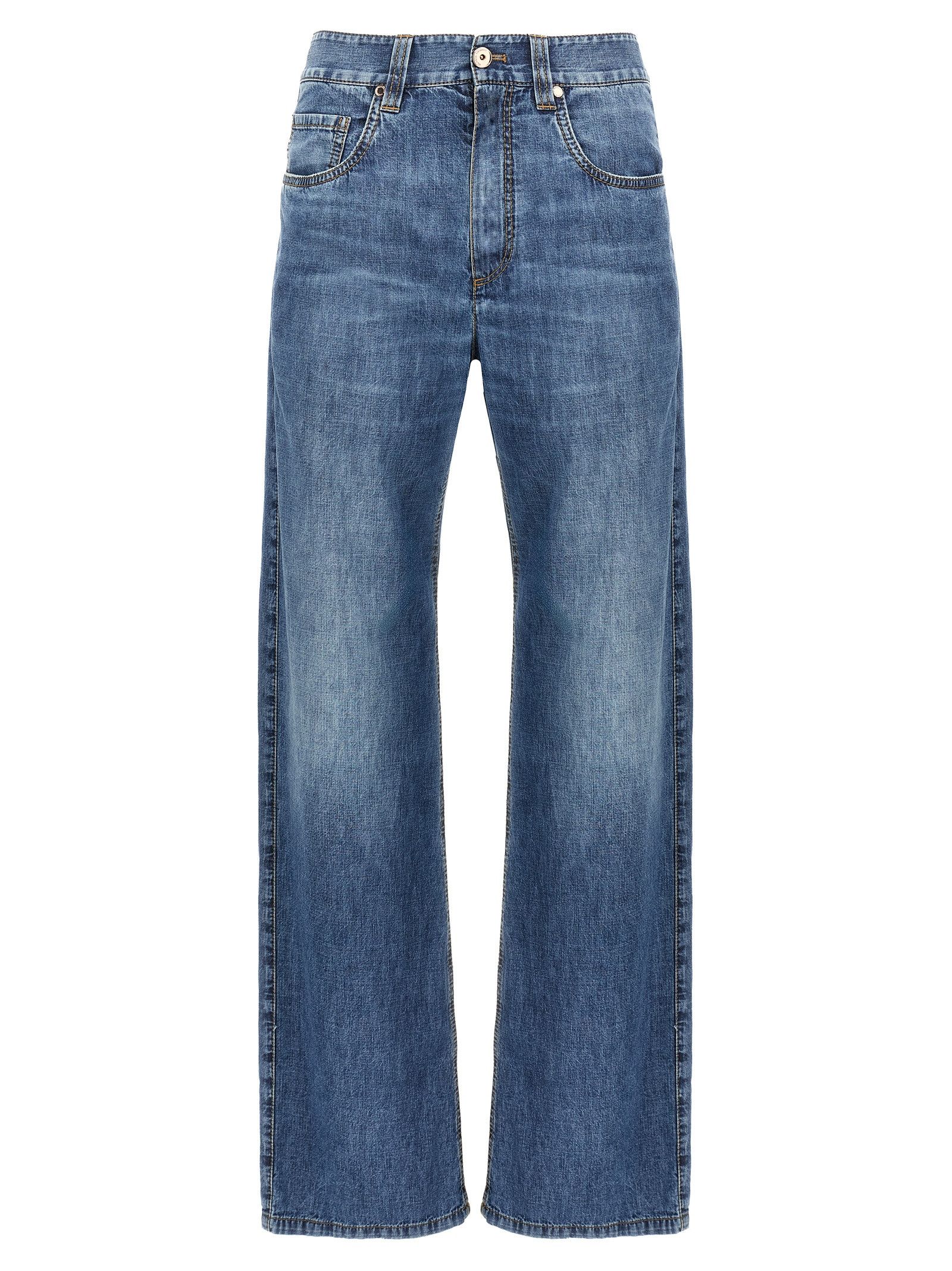 デニム・ジーパン BRUNELLO CUCINELLI Woman Jeans Blue MA095P5319 C9009 Brunello Cucinelli BRUNELLO CUCINELLI Women Denim Pants