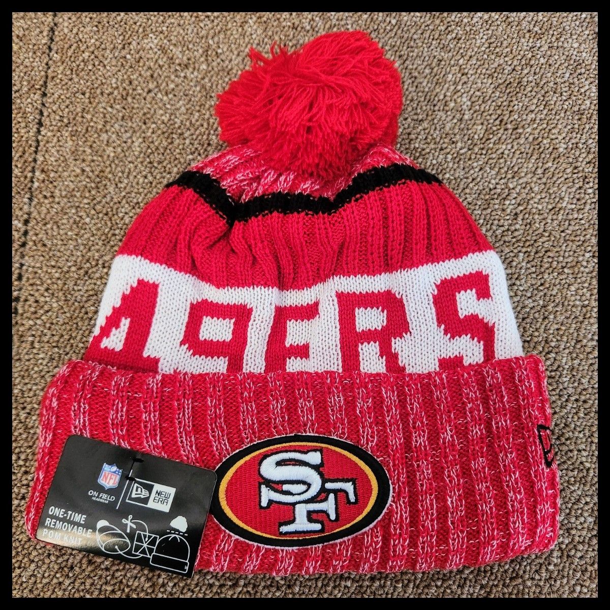 New Era SAN FRANCISCO 49ERS NFL FOOTBALL BEANIE HAT. Size ONE SIZE - 1 Preview