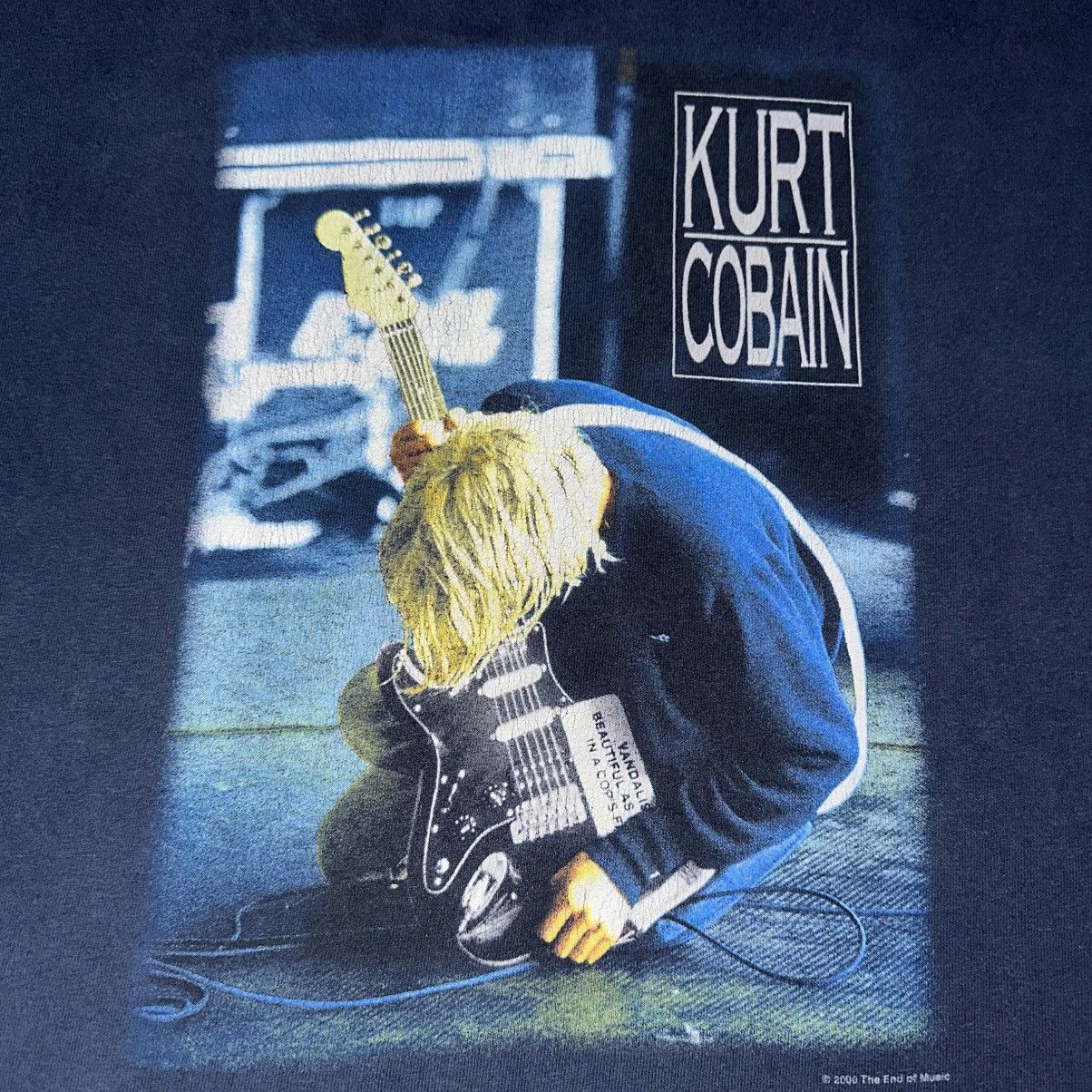 Band Tees Vintage Kurt Cobain T-shirt Size US XXL / EU 58 / 5 - 2 Thumbnail