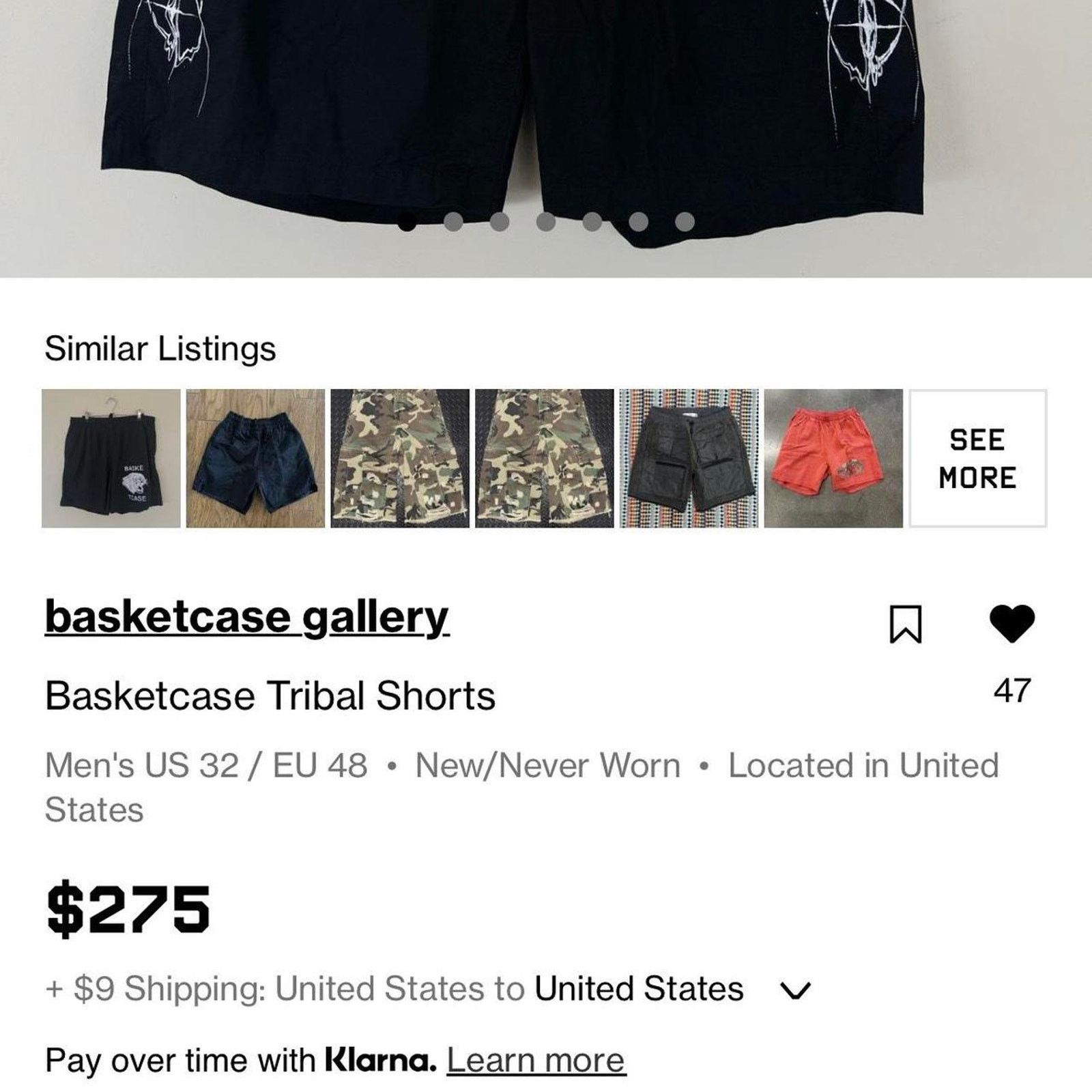 basketcase gallery Basketcase Gallery shorts Size US 32 / EU 48 - 3 Thumbnail