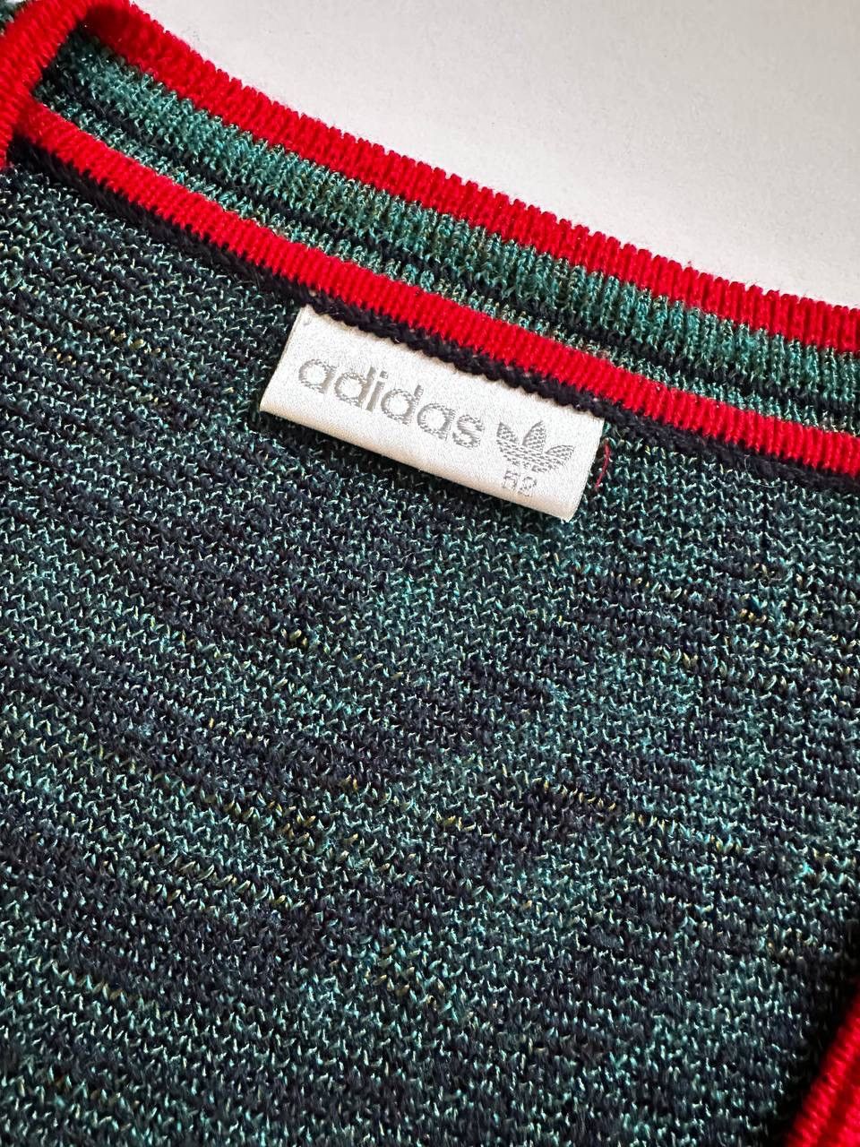 Adidas RARE Adidas Zebra Print Sweater V Neck Size US L / EU 52-54 / 3 - 5 Thumbnail