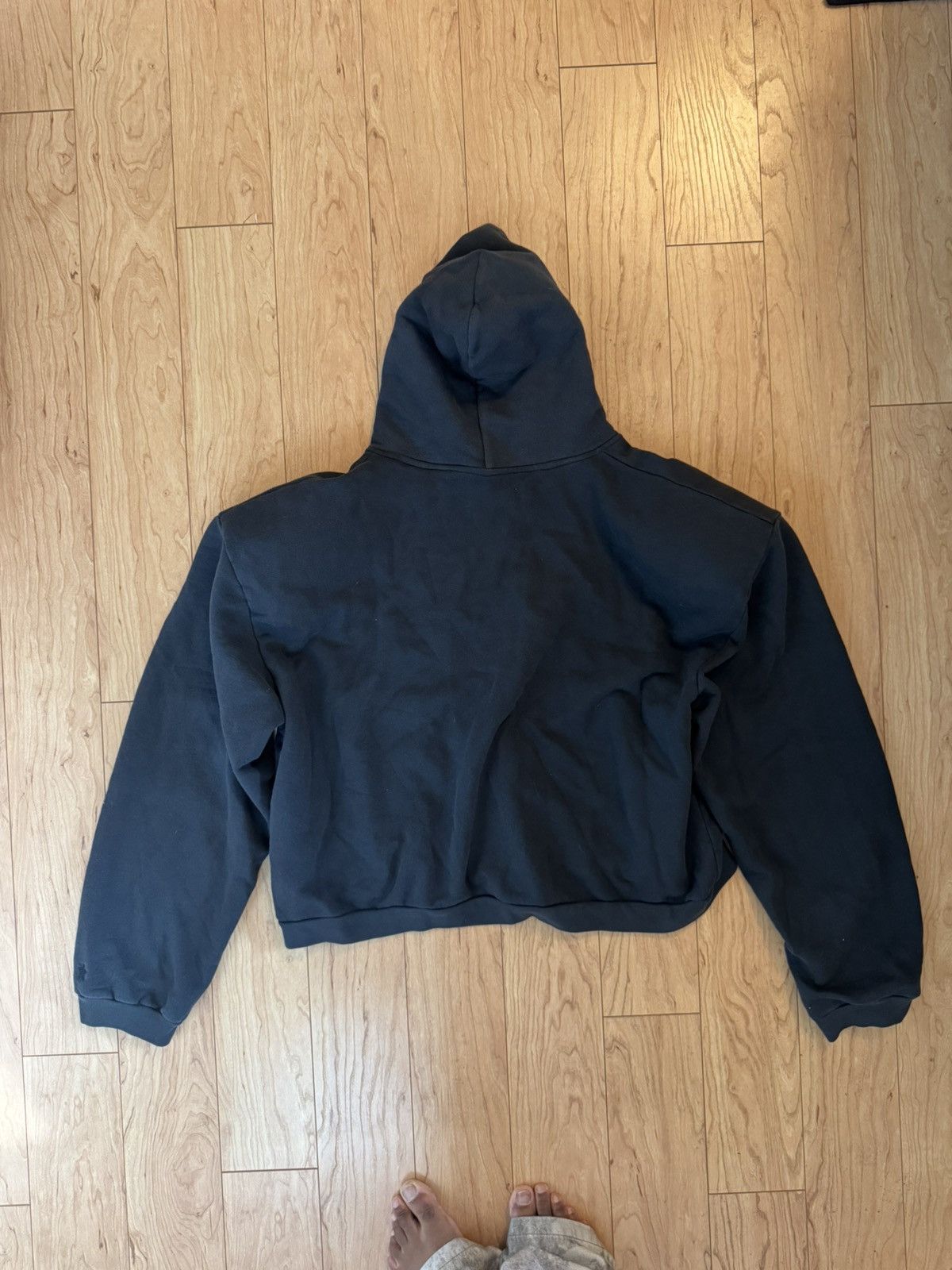 Greg Ross Greg Ross Cropped Shoulder Pad Zip Hoodie Size US M / EU 48-50 / 2 - 2 Thumbnail