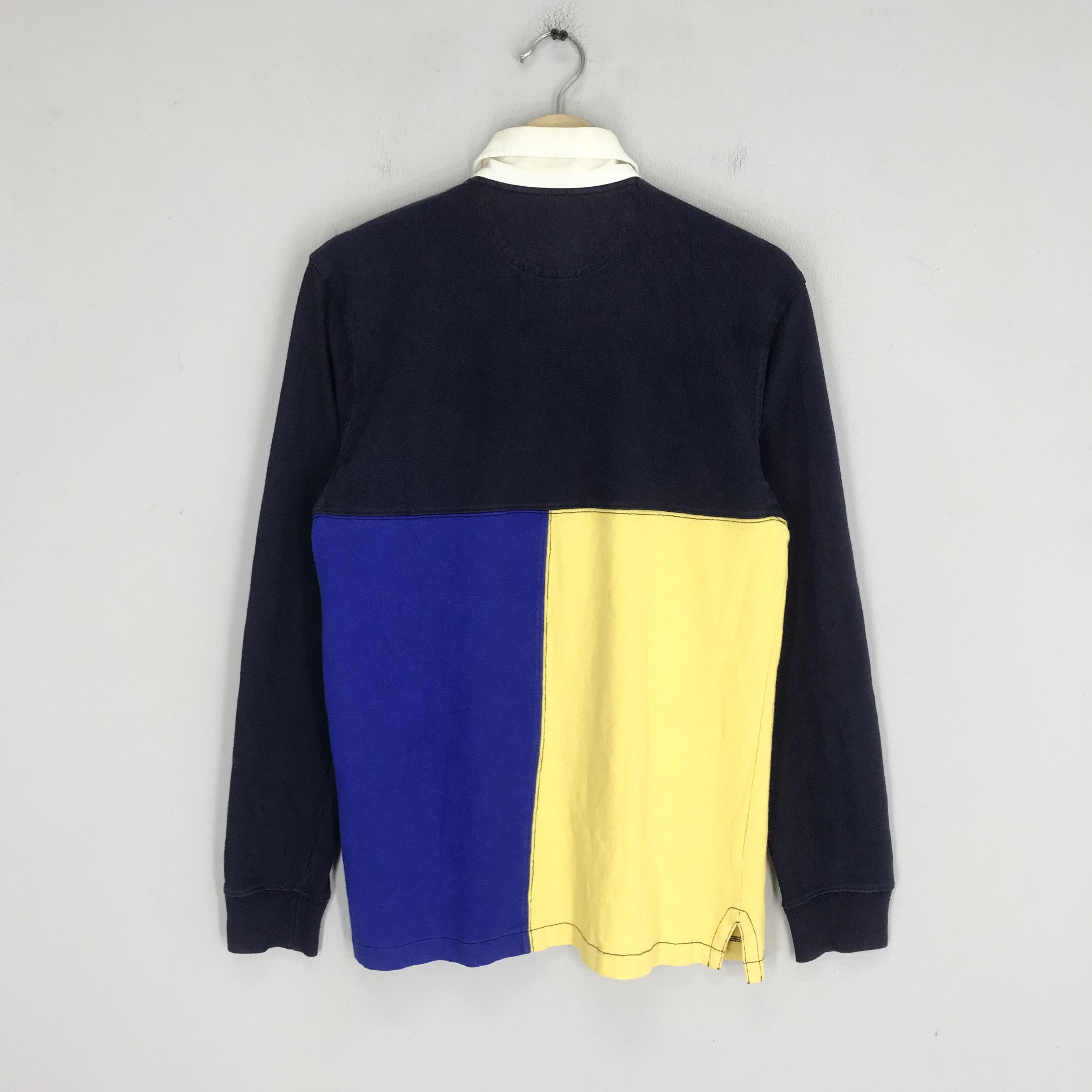 Polo Ralph Lauren Vintage 90s Polo Ralph Lauren Rugby Shirt Big Logo Polo Size US M / EU 48-50 / 2 - 2 Thumbnail
