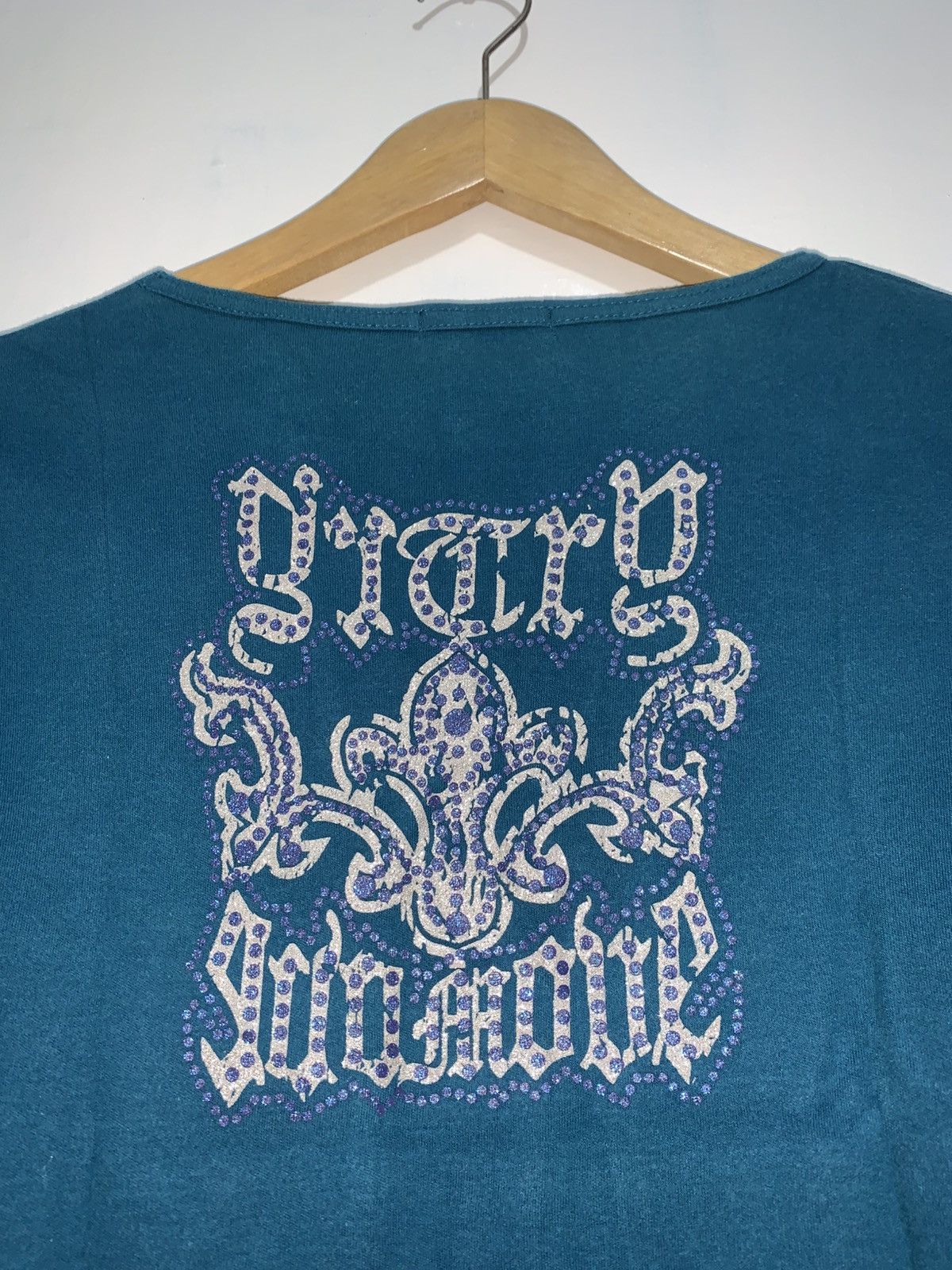 Japanese Brand Crazy Girl Respect Sensitive Poem Gothic Crop Shirt Size M / US 6-8 / IT 42-44 - 6 Thumbnail