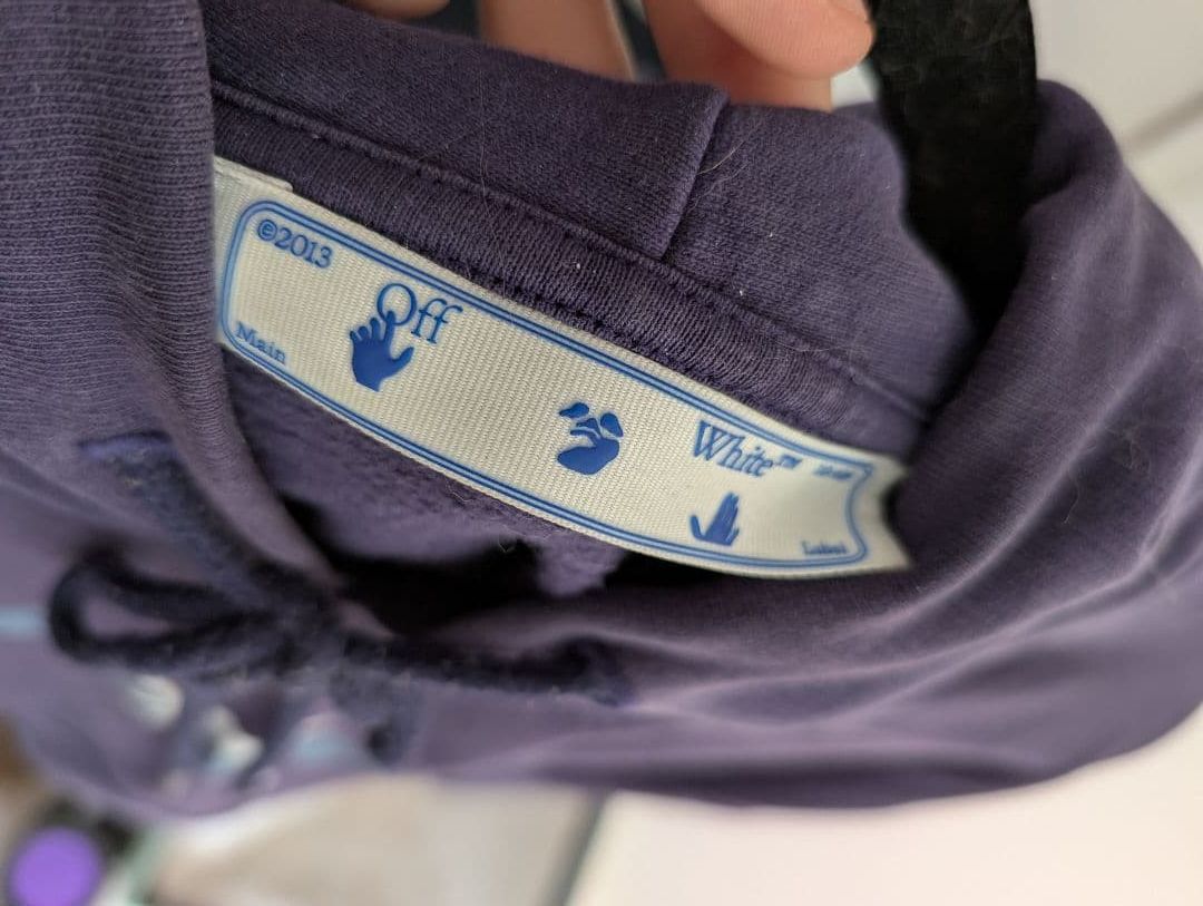 Off-White Off-White FW21 Running Wolves Hoodie Size US L / EU 52-54 / 3 - 3 Thumbnail