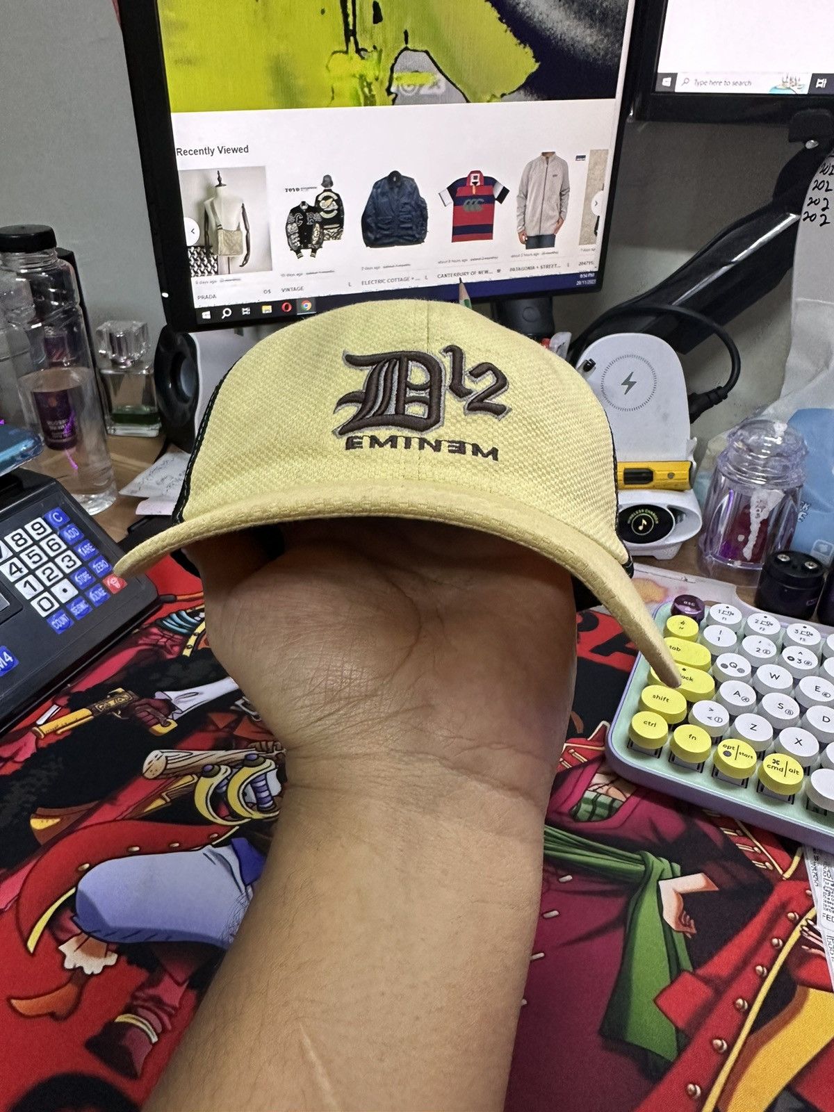 Eminem Vintage Eminem D12 stripe cap Size ONE SIZE - 2 Thumbnail