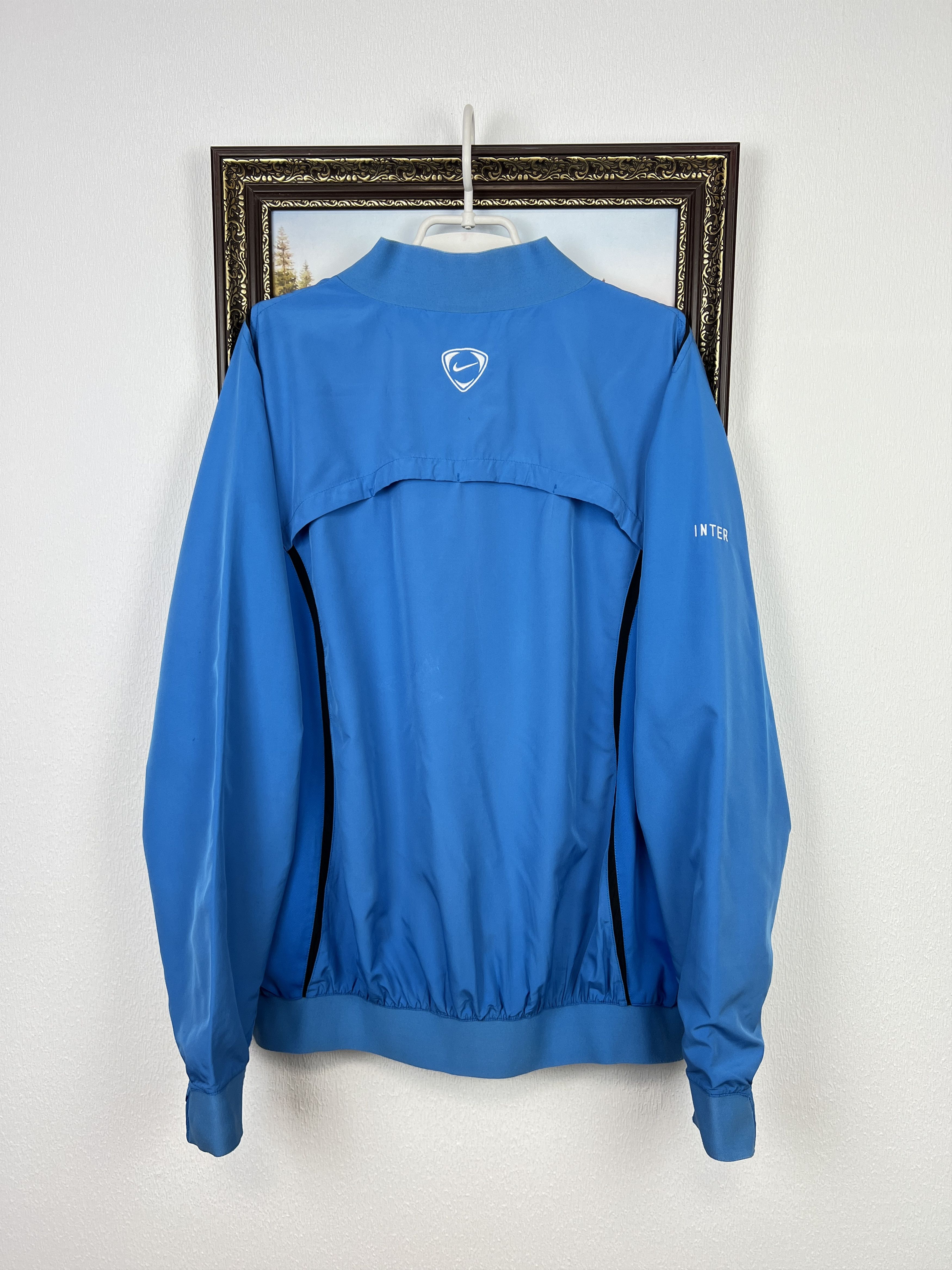 Nike Vintage Nike Inter Milan Football Jacket Soccer Blue Size US XL / EU 56 / 4 - 13 Thumbnail