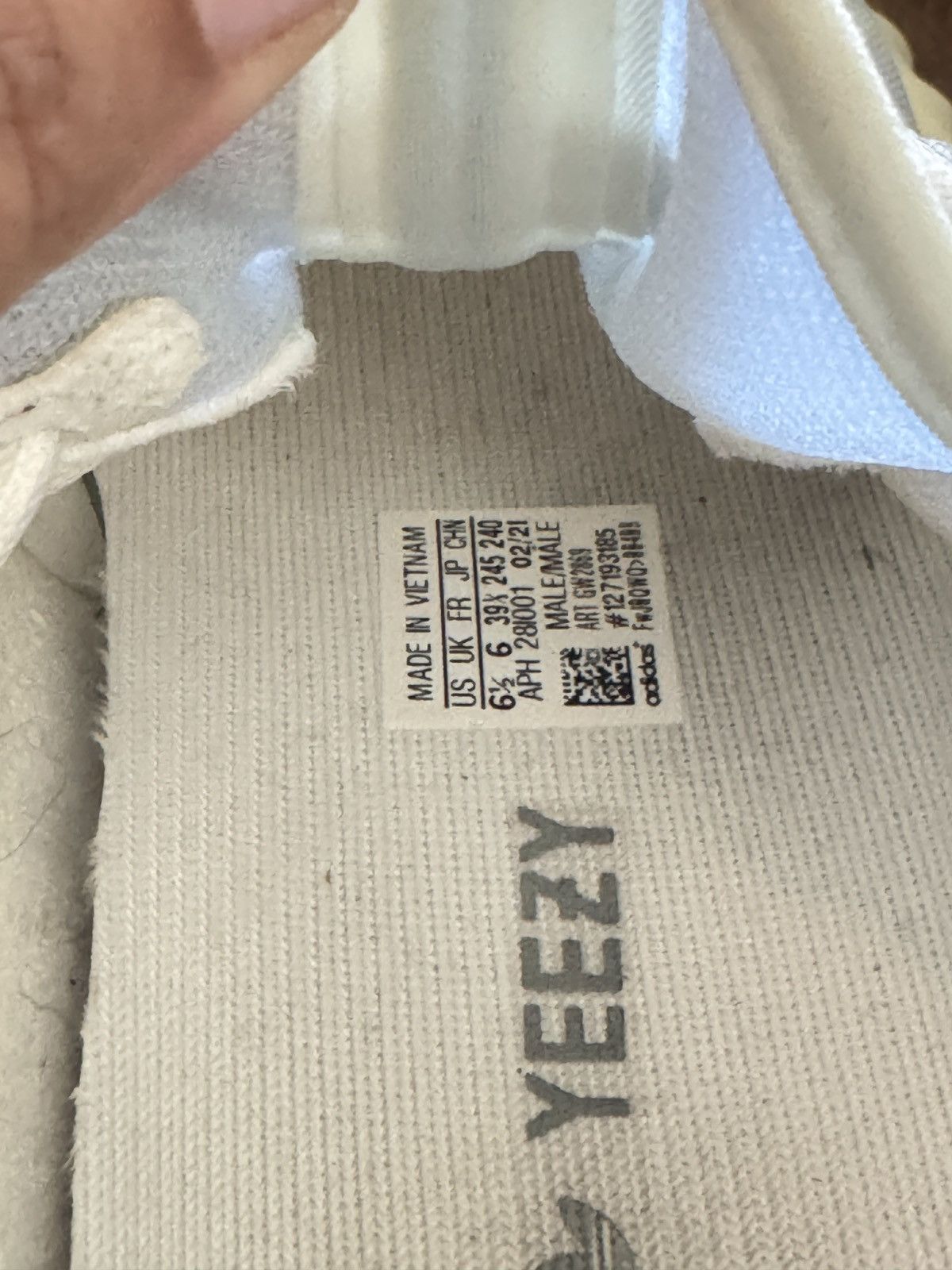 Yeezy Adidas Yeezy Boost V2 Mono Ice Size US 6.5 / IT 36.5 - 7 Thumbnail