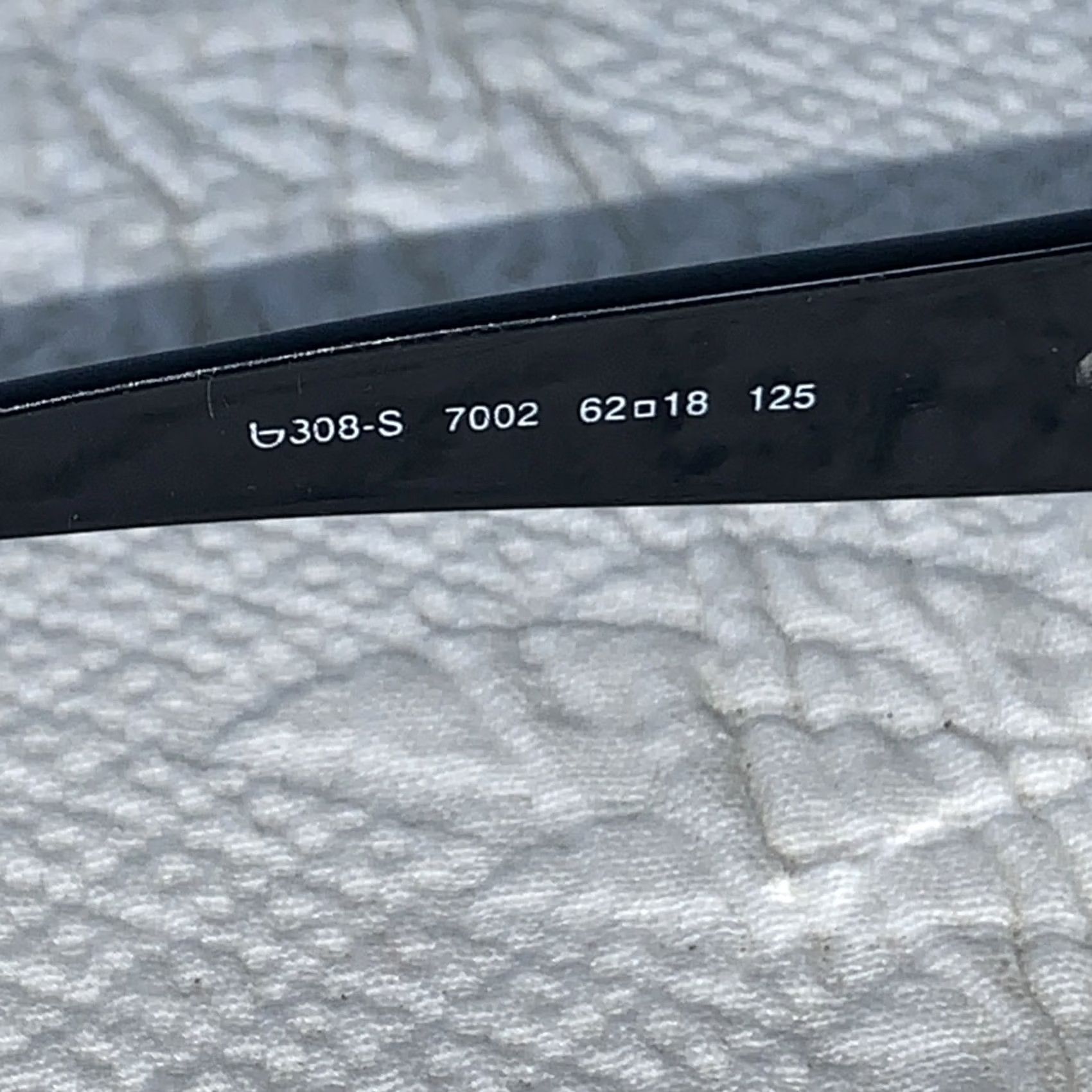Byblos BYBLOS Sunglasses Rectangular Frames Black 100% UV Blue Lens Men B308s-7002 62x18 125 Size ONE SIZE - 4 Thumbnail