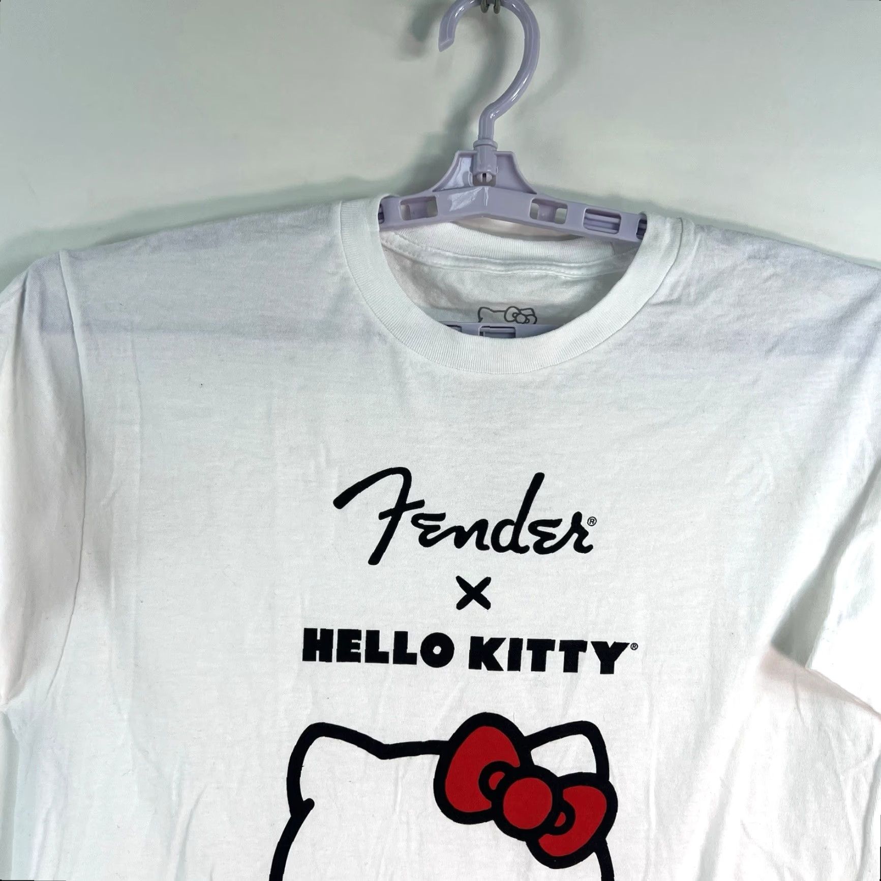 Fender Fender Hello Kitty Limited Edition White SZ S Shirt Unisex Adults Graphic Print Size US S / EU 44-46 / 1 - 4 Thumbnail