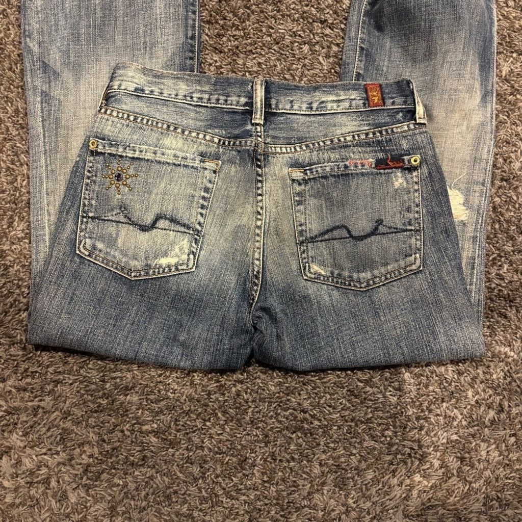 7 For All Mankind Women's 7 for all Mankind Blue Jeans Size 27" / US 4 / IT 40 - 1 Thumbnail