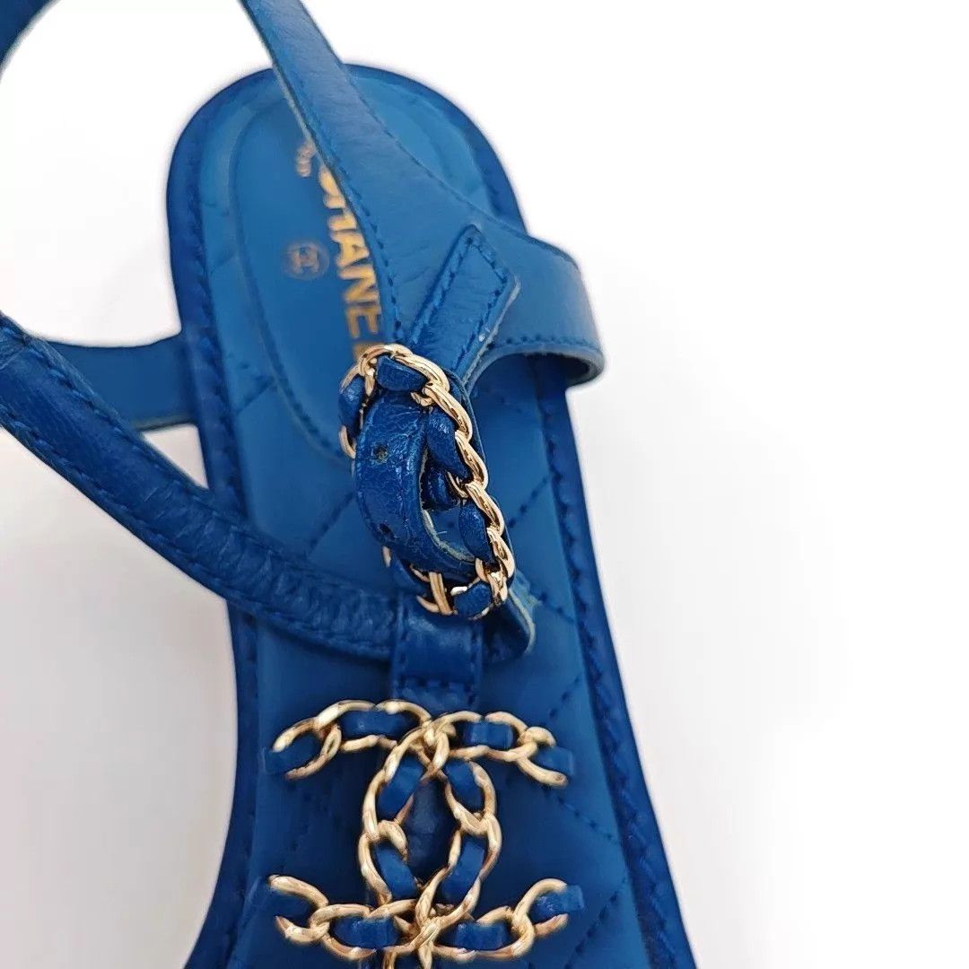 Chanel Chanel Sandals 40.5 Size US 10 / IT 40 - 4 Thumbnail