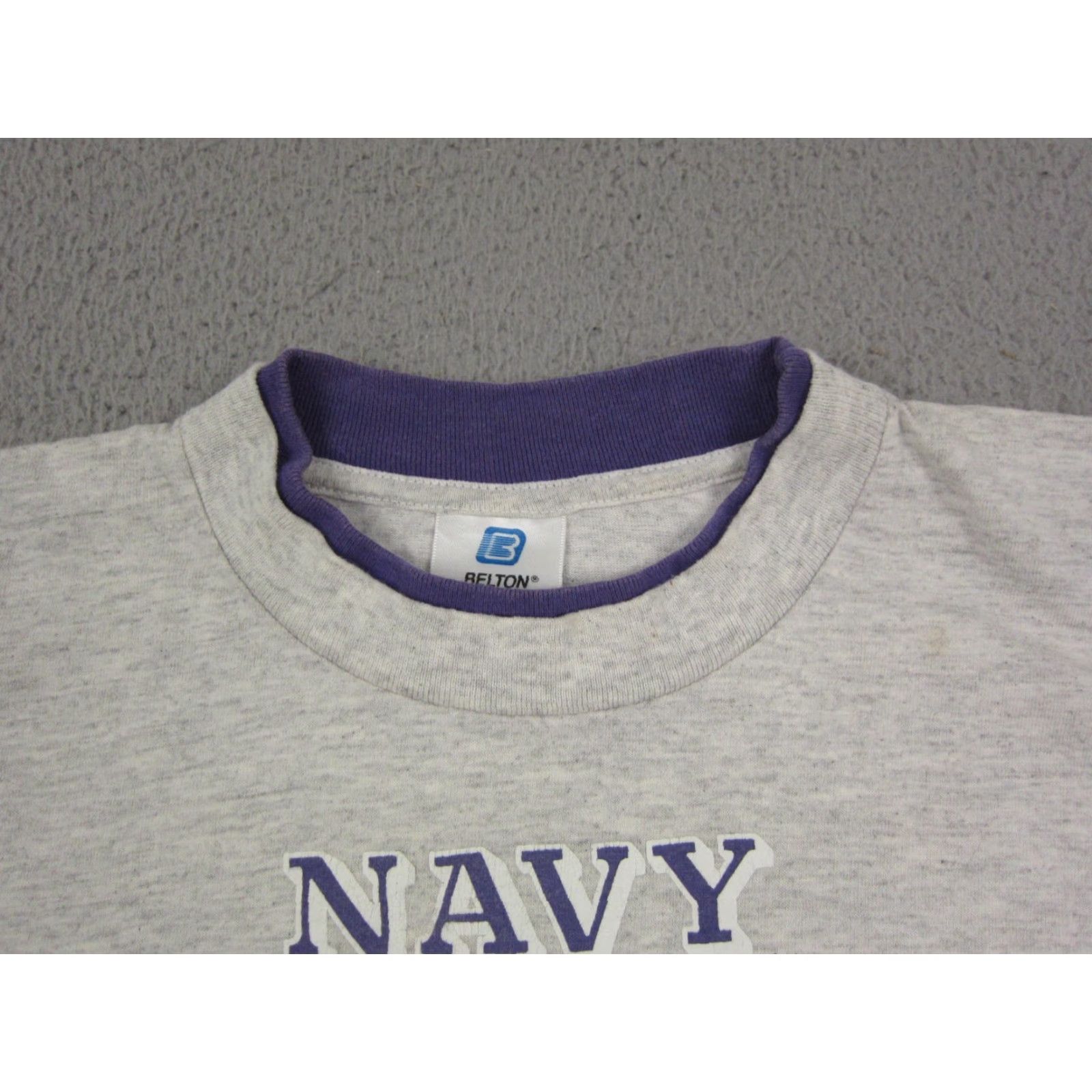 Vintage Vintage Navy Wife Shirt Womens L Gray Cotton Military Graphic Made in USA Size L / US 10 / IT 46 - 5 Thumbnail