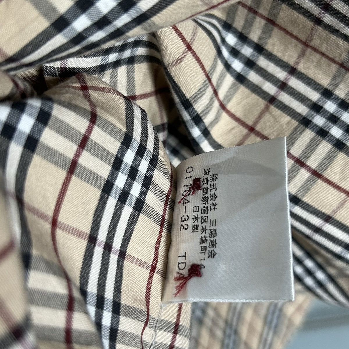 Burberry × Vintage Vintage Burberry Black Label Nova Check Shirt Size US M / EU 48-50 / 2 - 7 Thumbnail