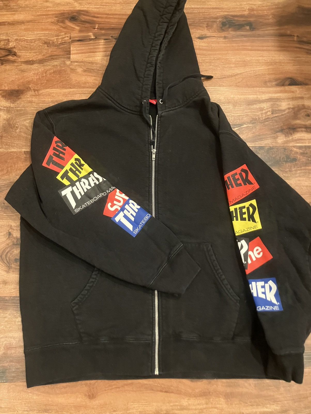 Supreme Thrasher Zip Hoodie | Grailed