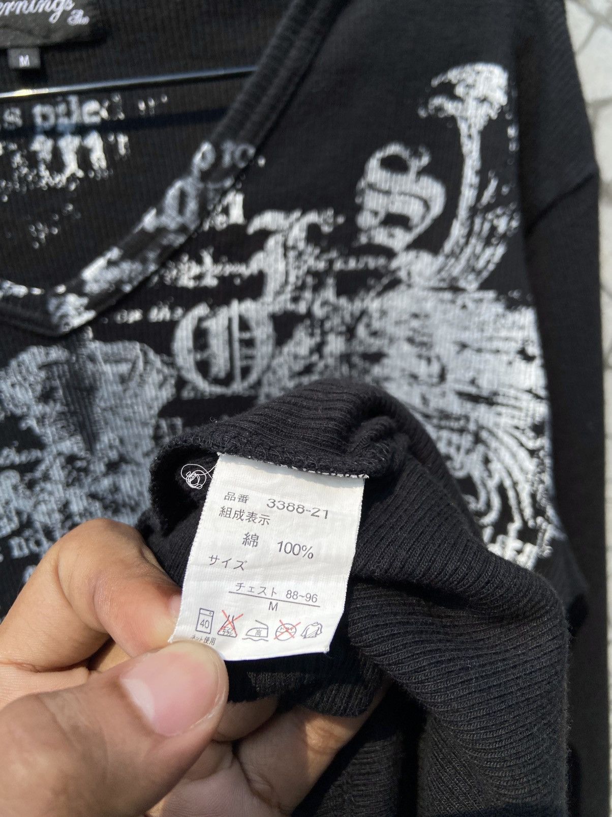 Hysteric Glamour × If Six Was Nine × Japanese Brand Offer‼️ Bernings Sho Affliction Punk Poem Vkei Wings Thermal Size US M / EU 48-50 / 2 - 10 Thumbnail