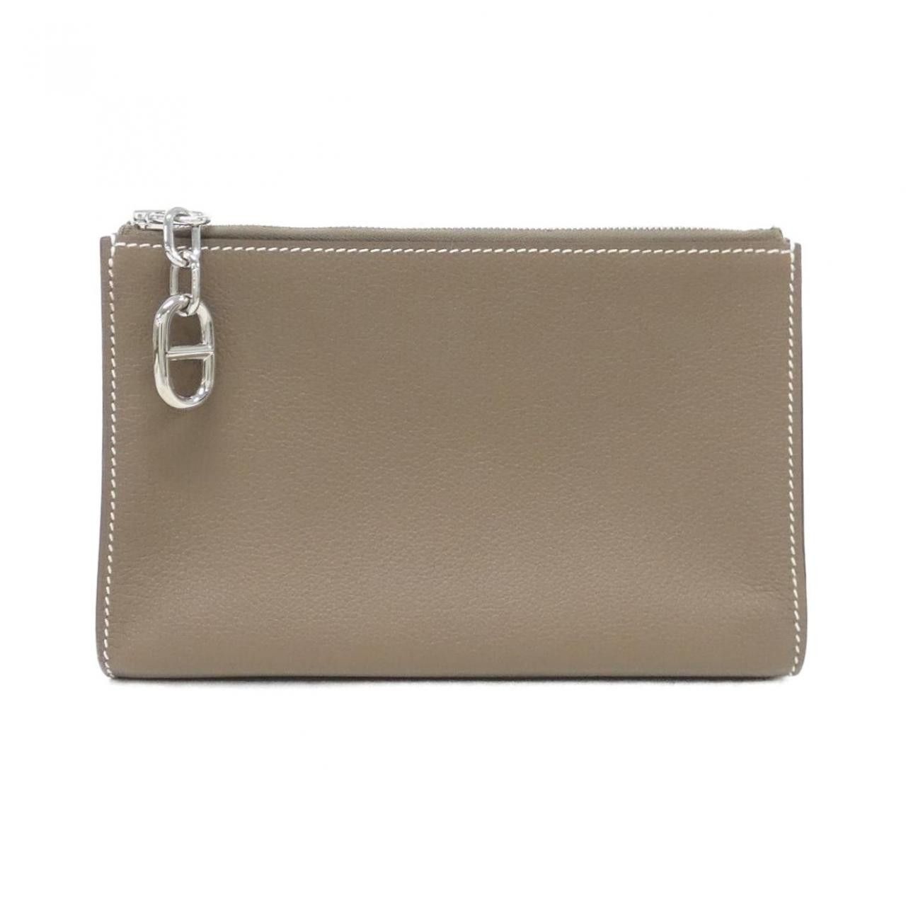 Hermes Hermes Hermes Zip Ango Chaine d’Ancre Evercolor Pouch PM Leather Other K DUTY FREE for USA Size ONE SIZE - 1 Thumbnail