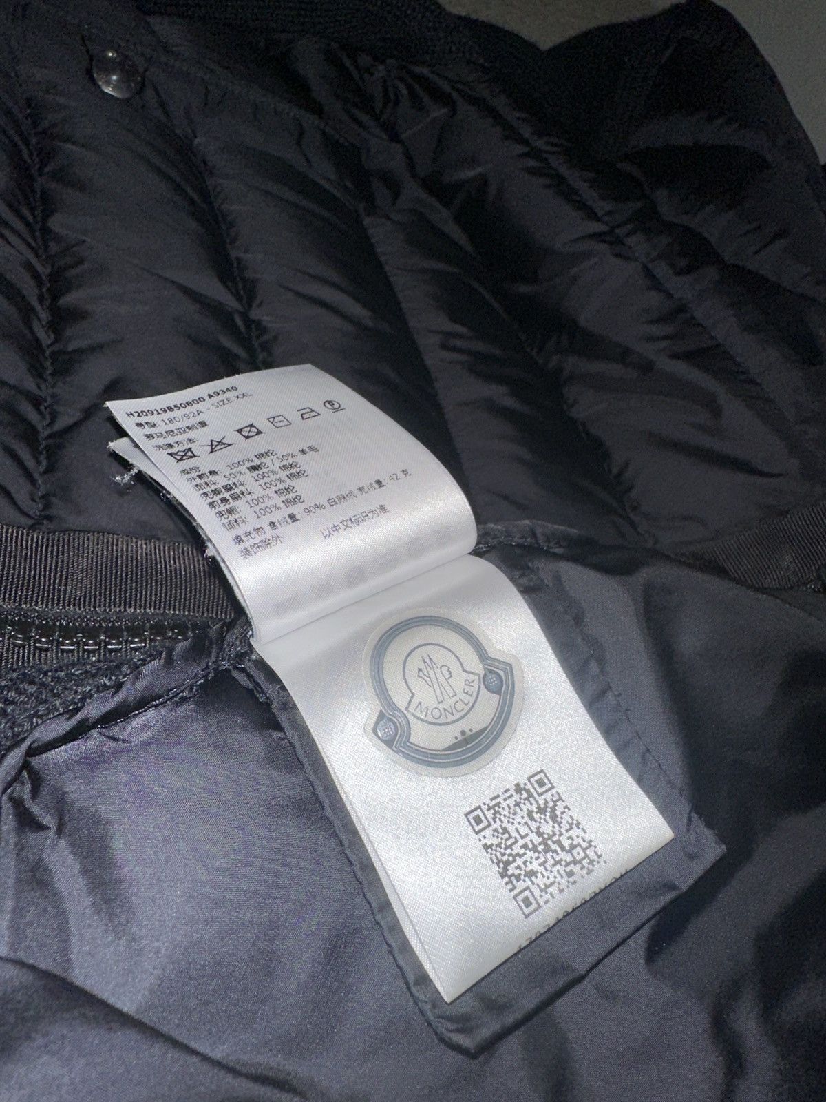Moncler Moncler Wool Blend Tricot Down Jacket Size US XXL / EU 58 / 5 - 11 Thumbnail