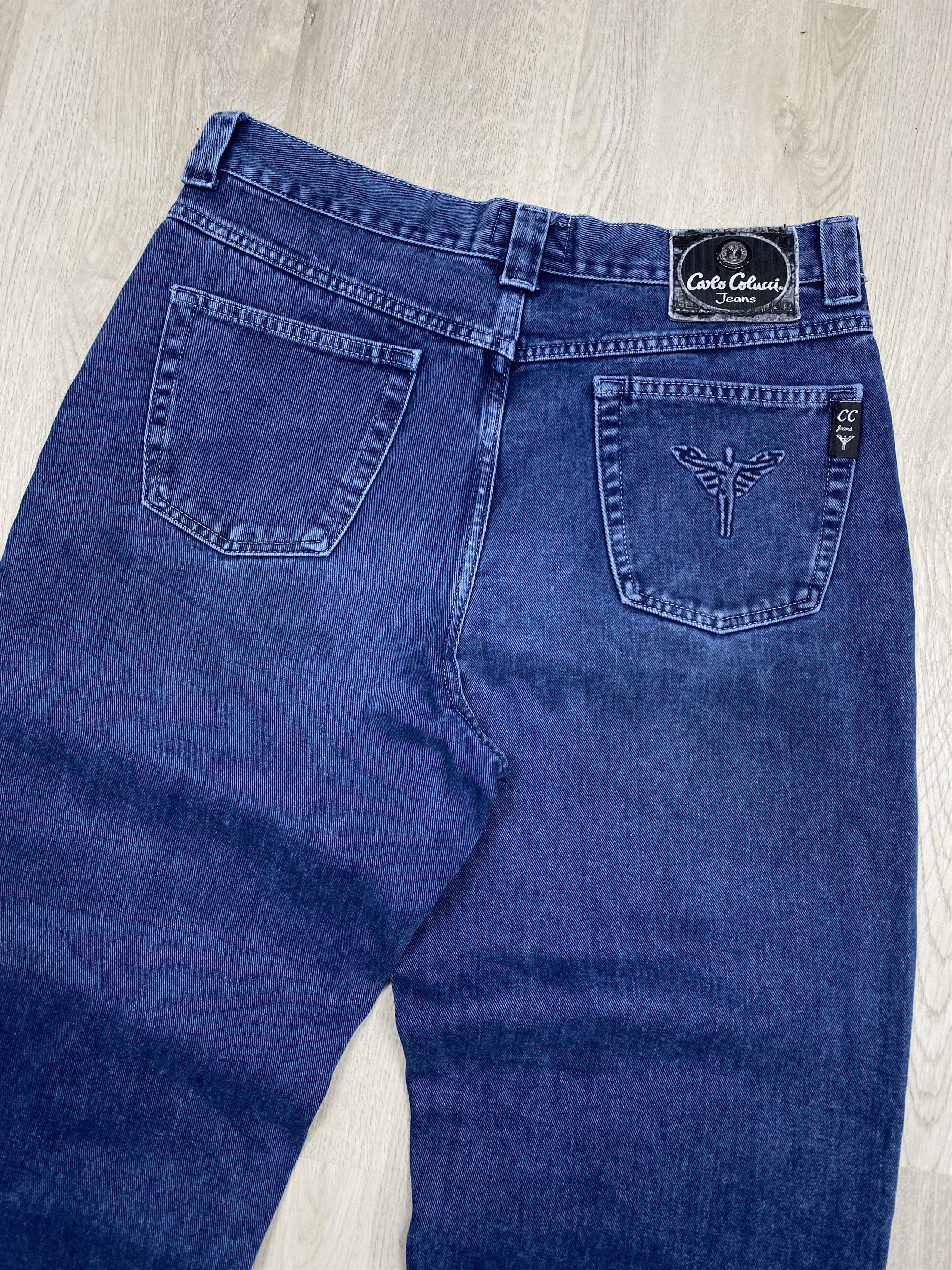 Carlo Colucci Carlo Colucci 90s Vintage Mens Denim Pants Jeans Size US 35 - 10 Thumbnail